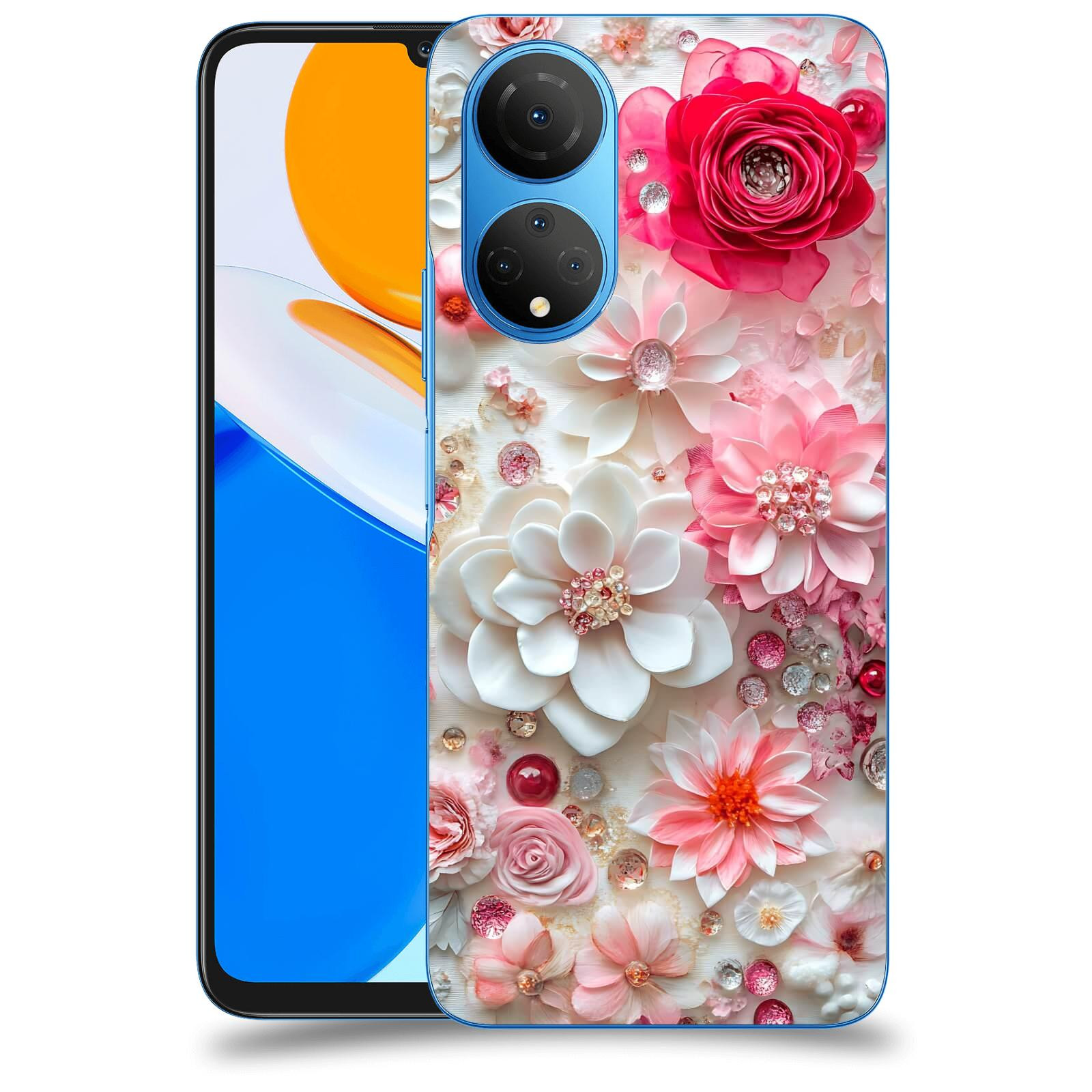 ACOVER Kryt na mobil Honor X7 - Květinový luxus