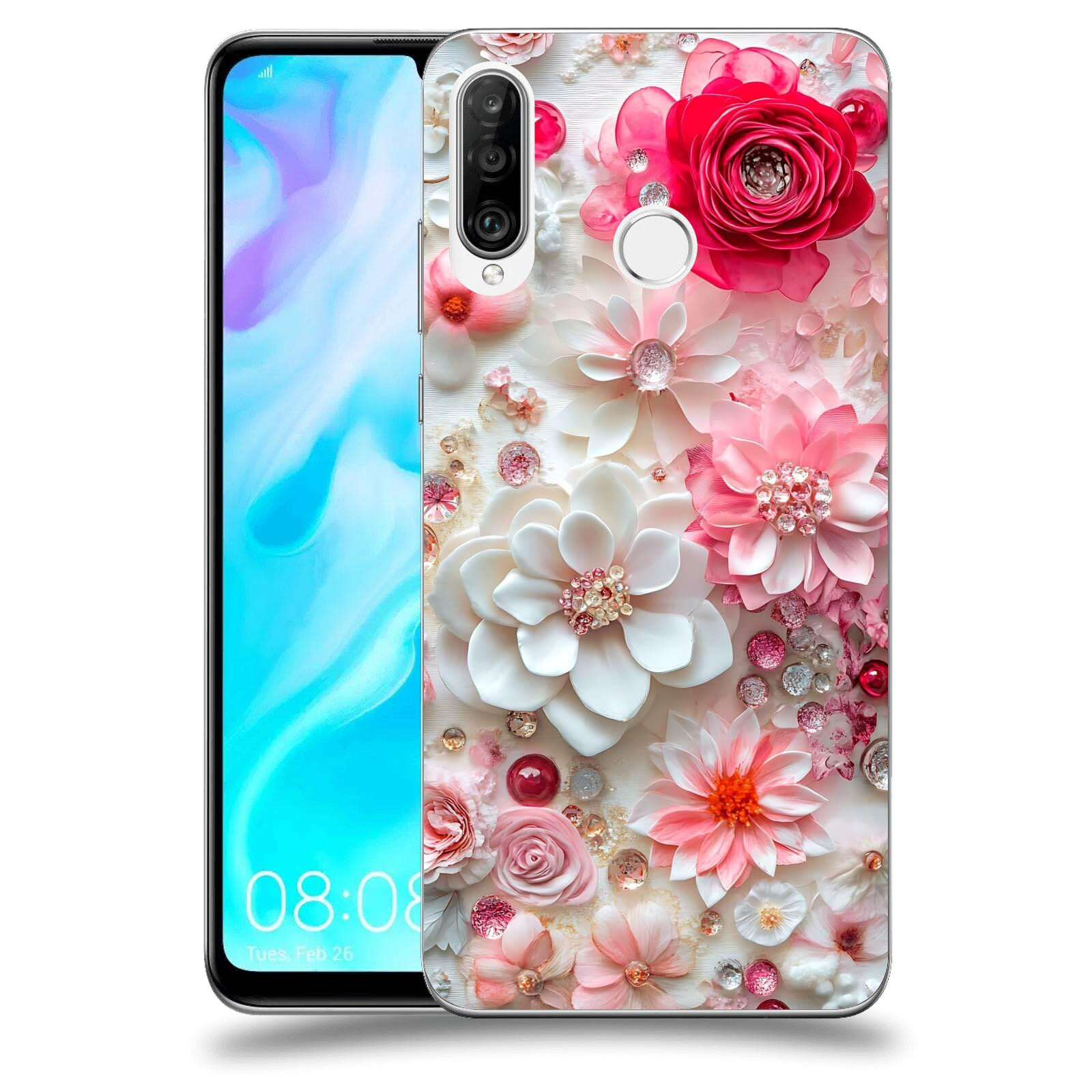 ACOVER Kryt na mobil Huawei P30 Lite - Květinový luxus