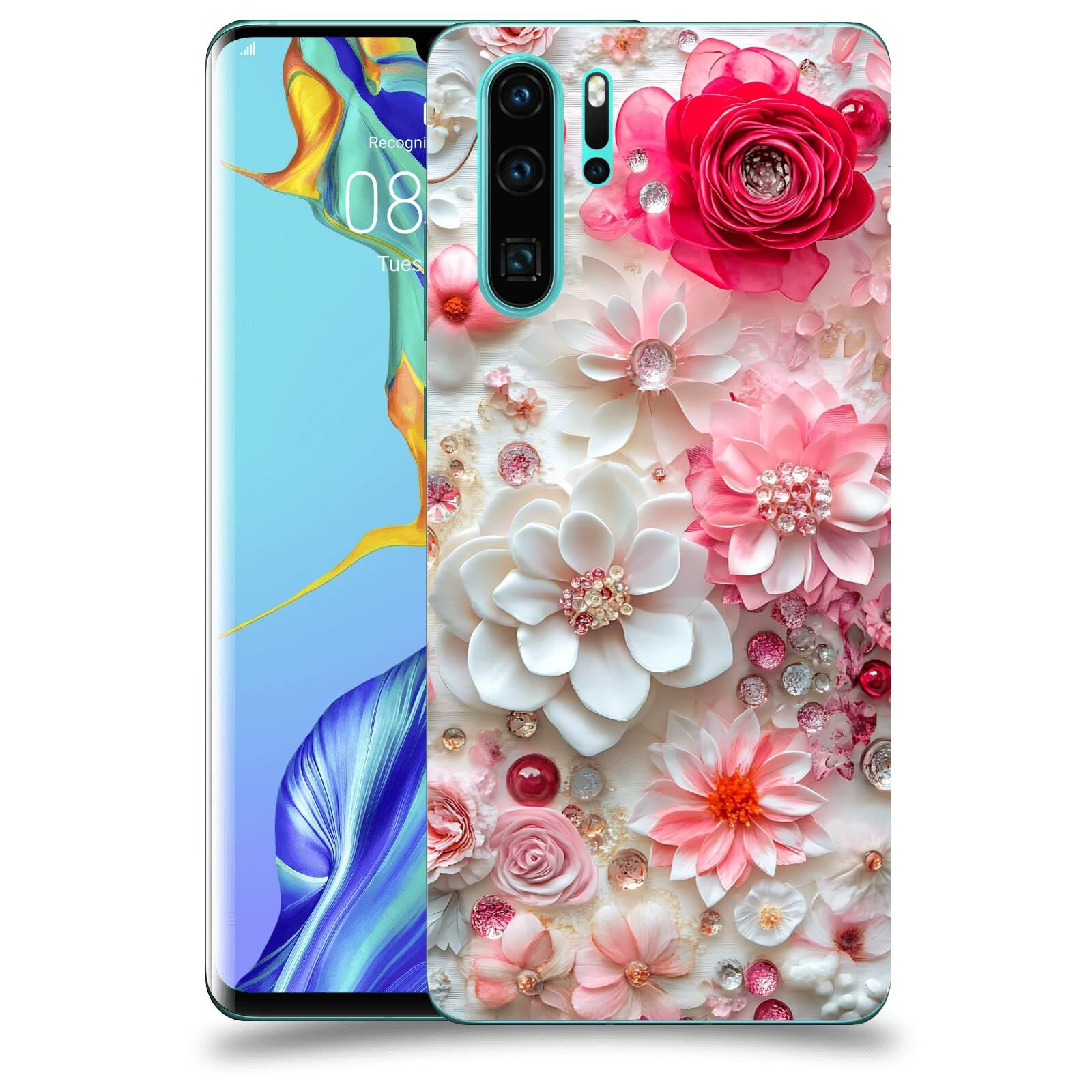 ACOVER Kryt na mobil Huawei P30 Pro - Květinový luxus