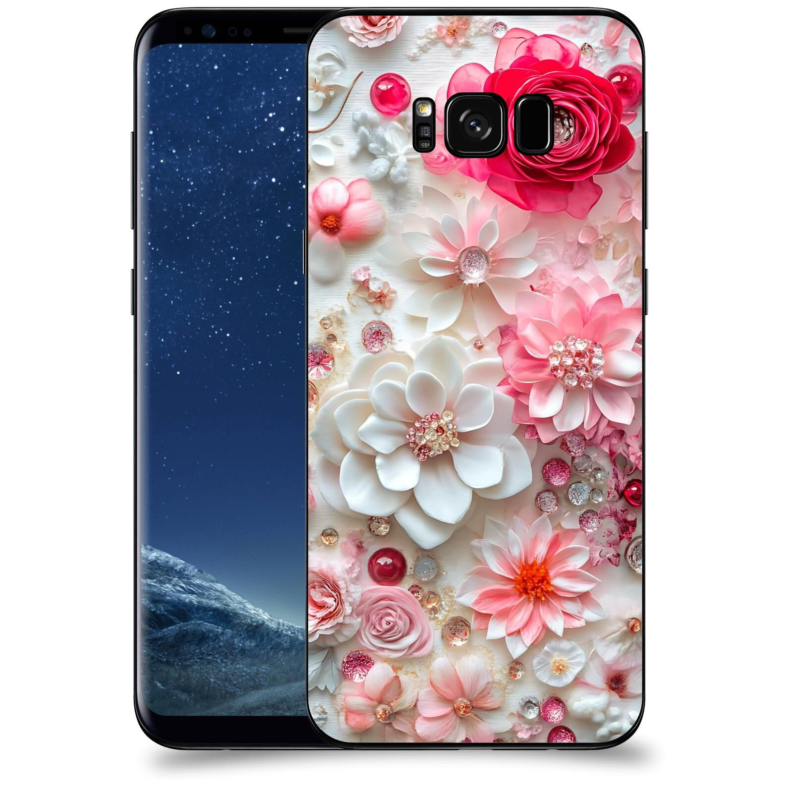 ACOVER Kryt na mobil Samsung Galaxy S8+ G955F - Květinový luxus