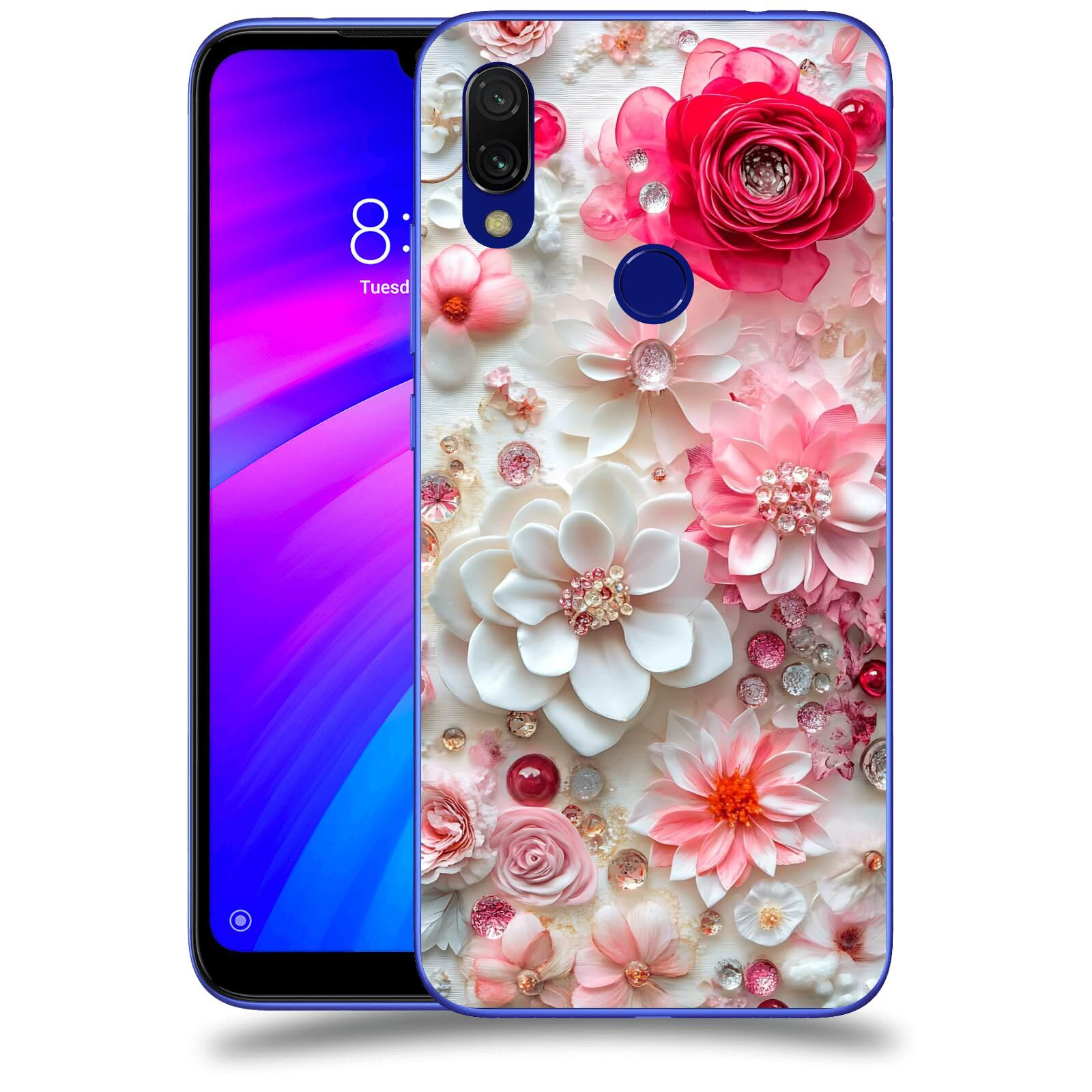 ACOVER Kryt na mobil Xiaomi Redmi 7 - Květinový luxus