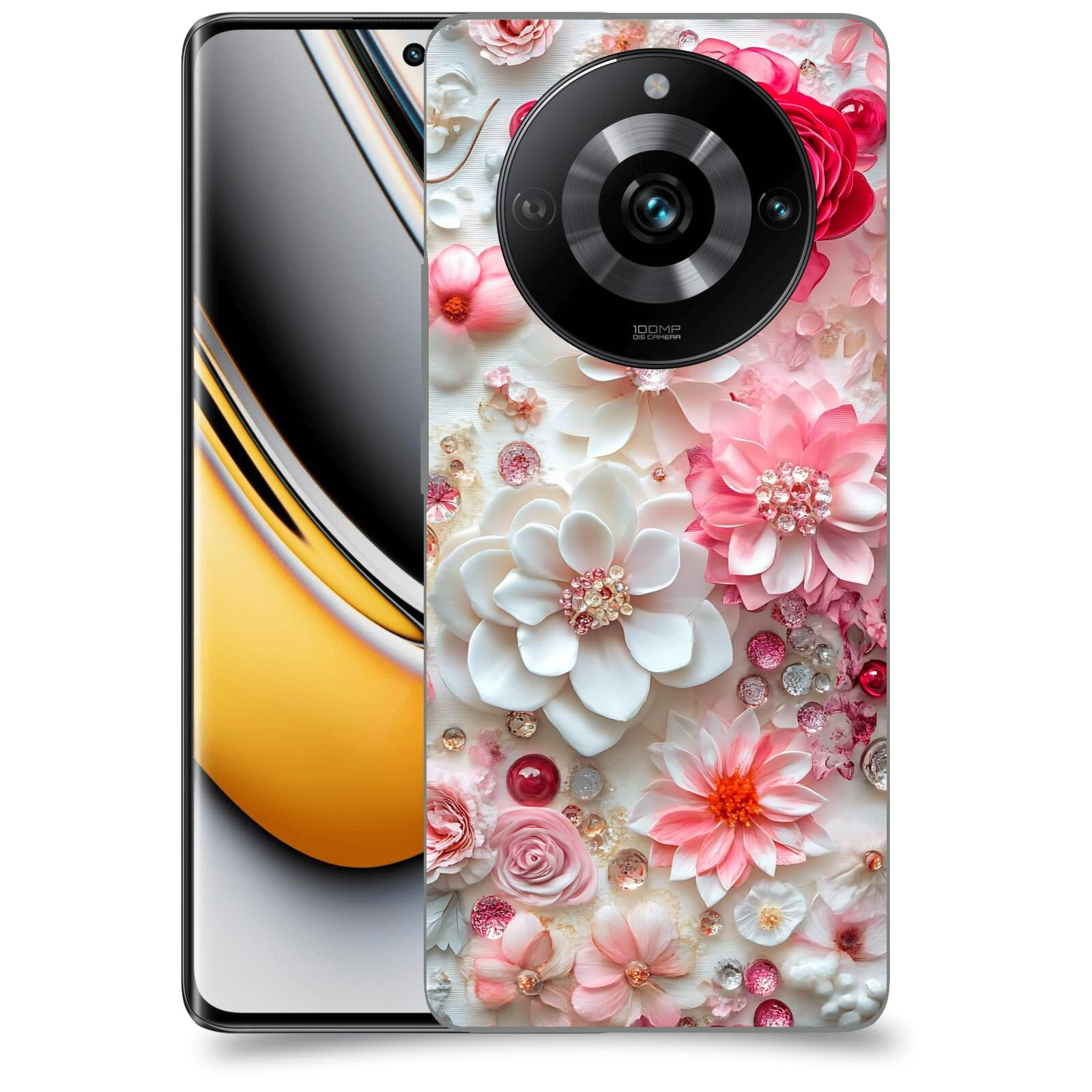 ACOVER Kryt na mobil Realme 11 Pro 5G - Květinový luxus