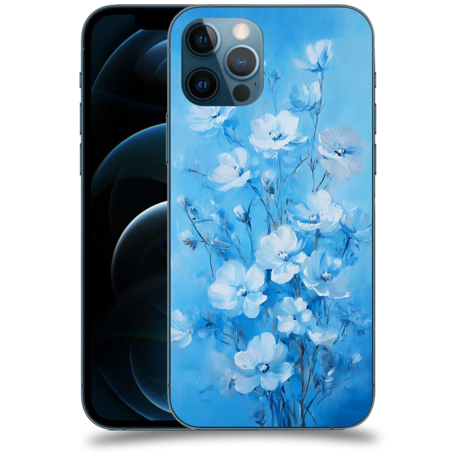 ACOVER Kryt na mobil Apple iPhone 12 Pro - Modrá ilustrace