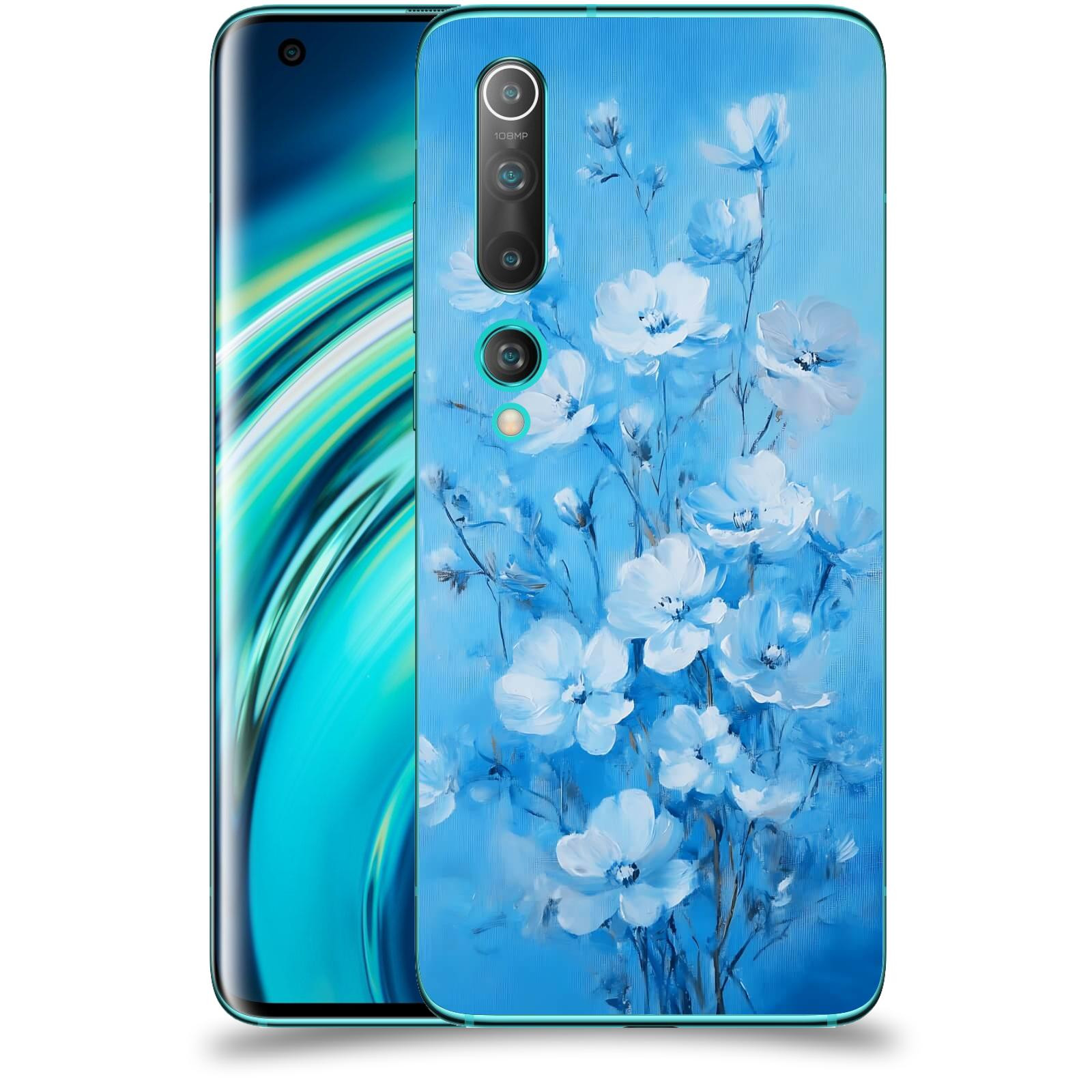 ACOVER Kryt na mobil Xiaomi Mi 10 - Modrá ilustrace