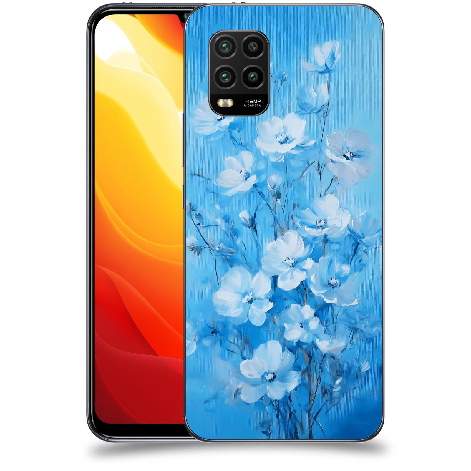 ACOVER Kryt na mobil Xiaomi Mi 10 Lite - Modrá ilustrace