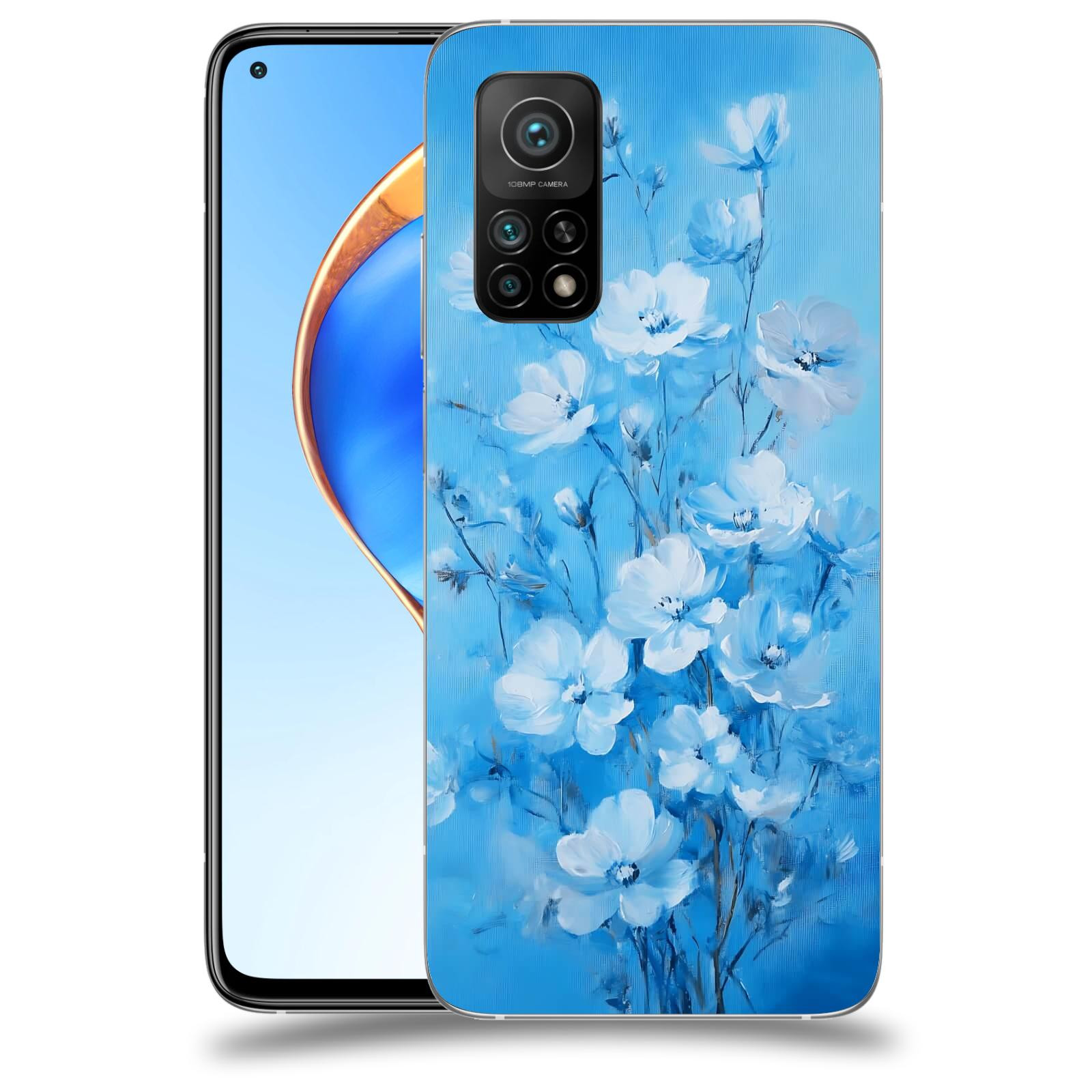 ACOVER Kryt na mobil Xiaomi Mi 10T Pro - Modrá ilustrace