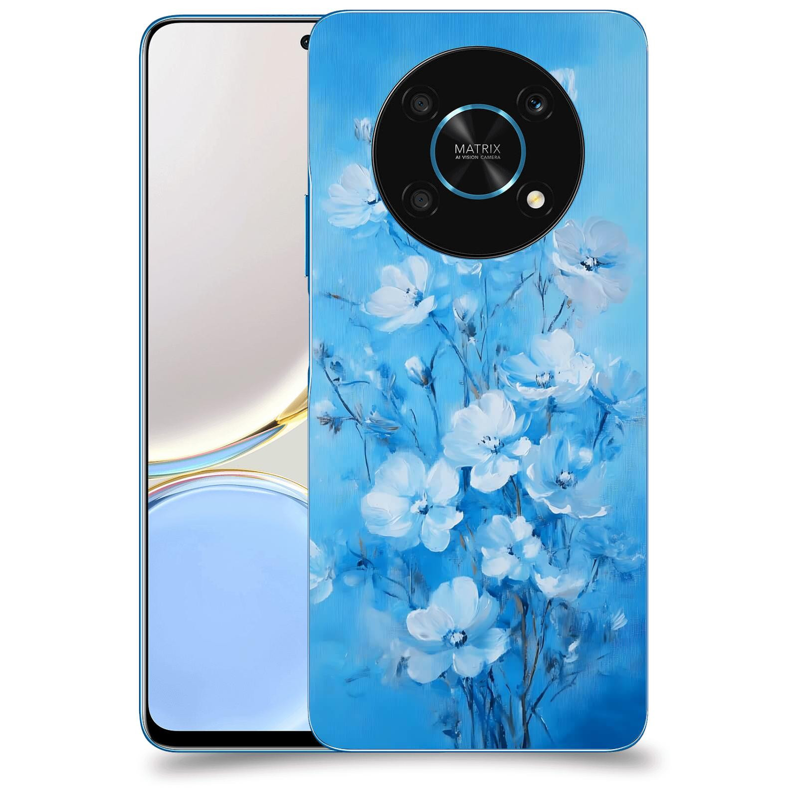 ACOVER Kryt na mobil Honor Magic 4 Lite 5G - Modrá ilustrace