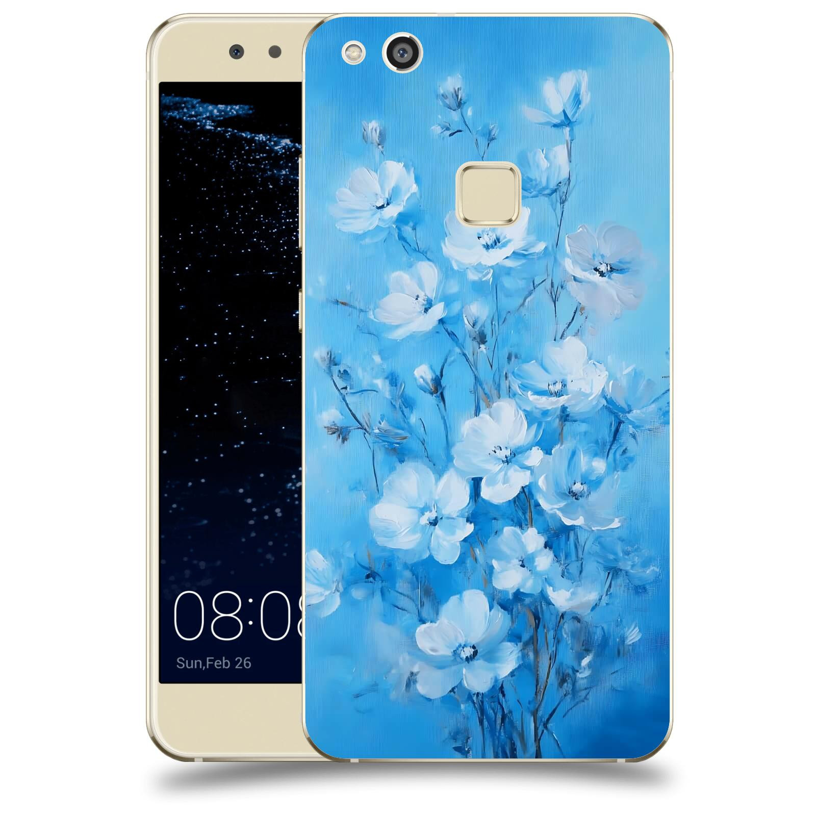 ACOVER Kryt na mobil Huawei P10 Lite - Modrá ilustrace