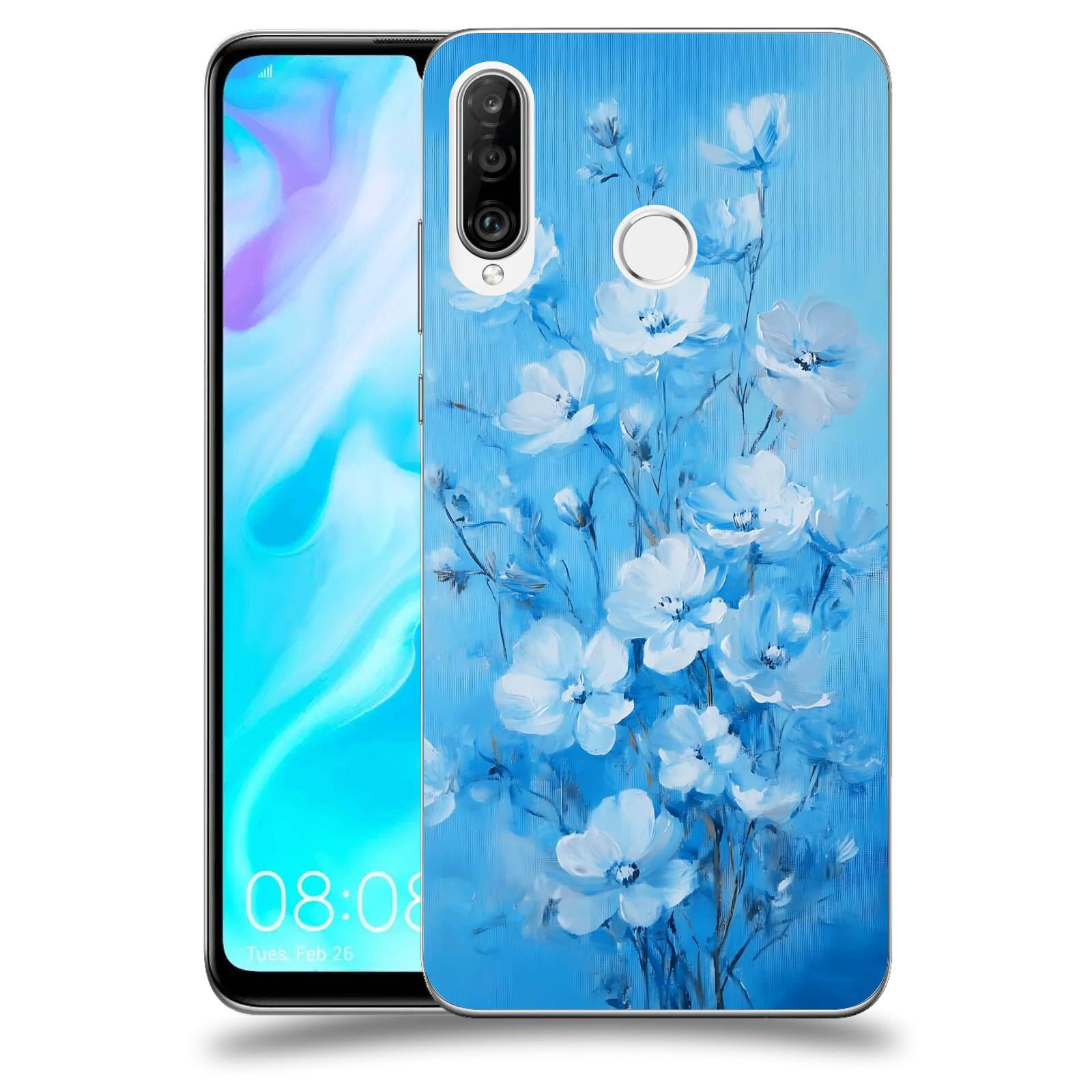 ACOVER Kryt na mobil Huawei P30 Lite - Modrá ilustrace
