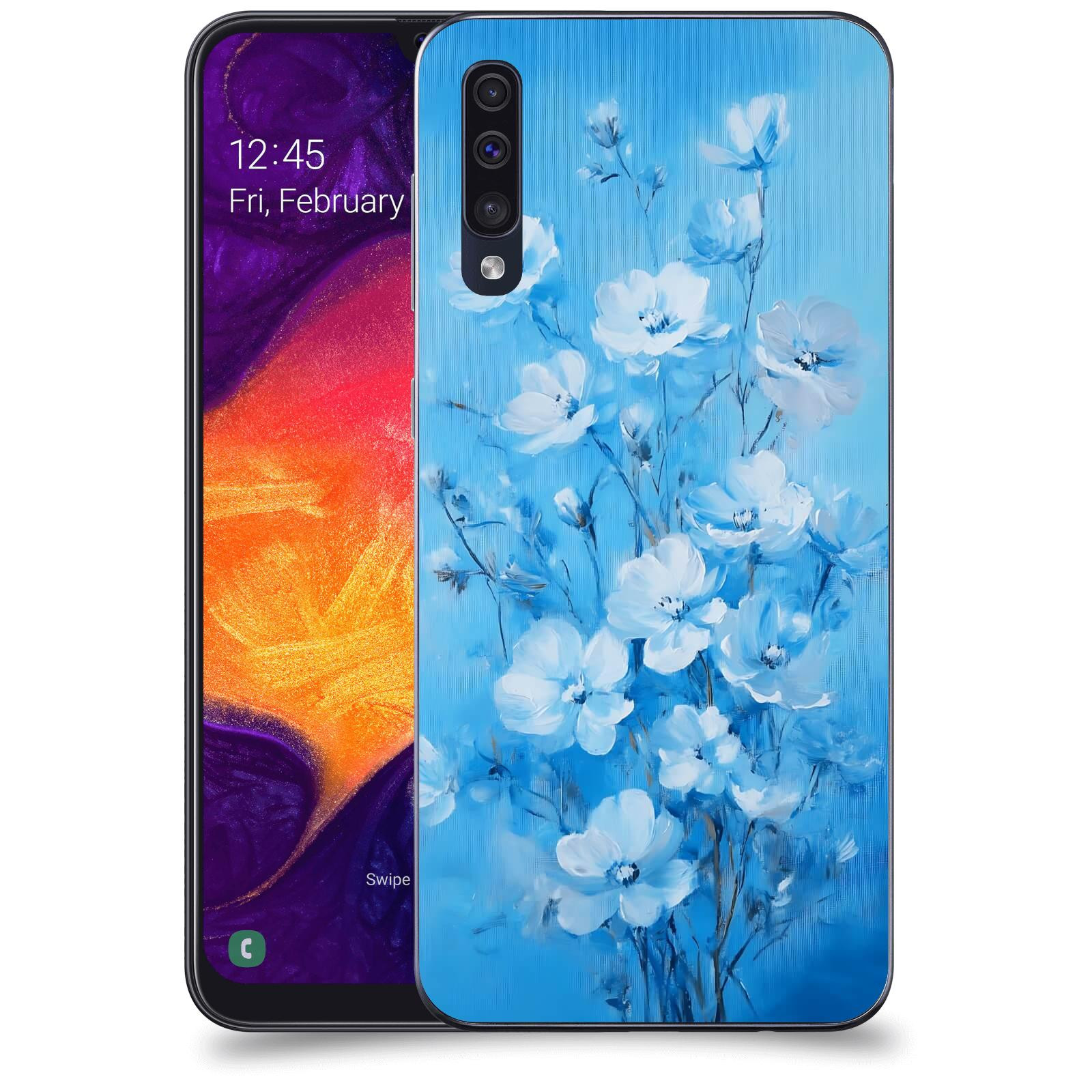ACOVER Kryt na mobil Samsung Galaxy A50 A505F - Modrá ilustrace