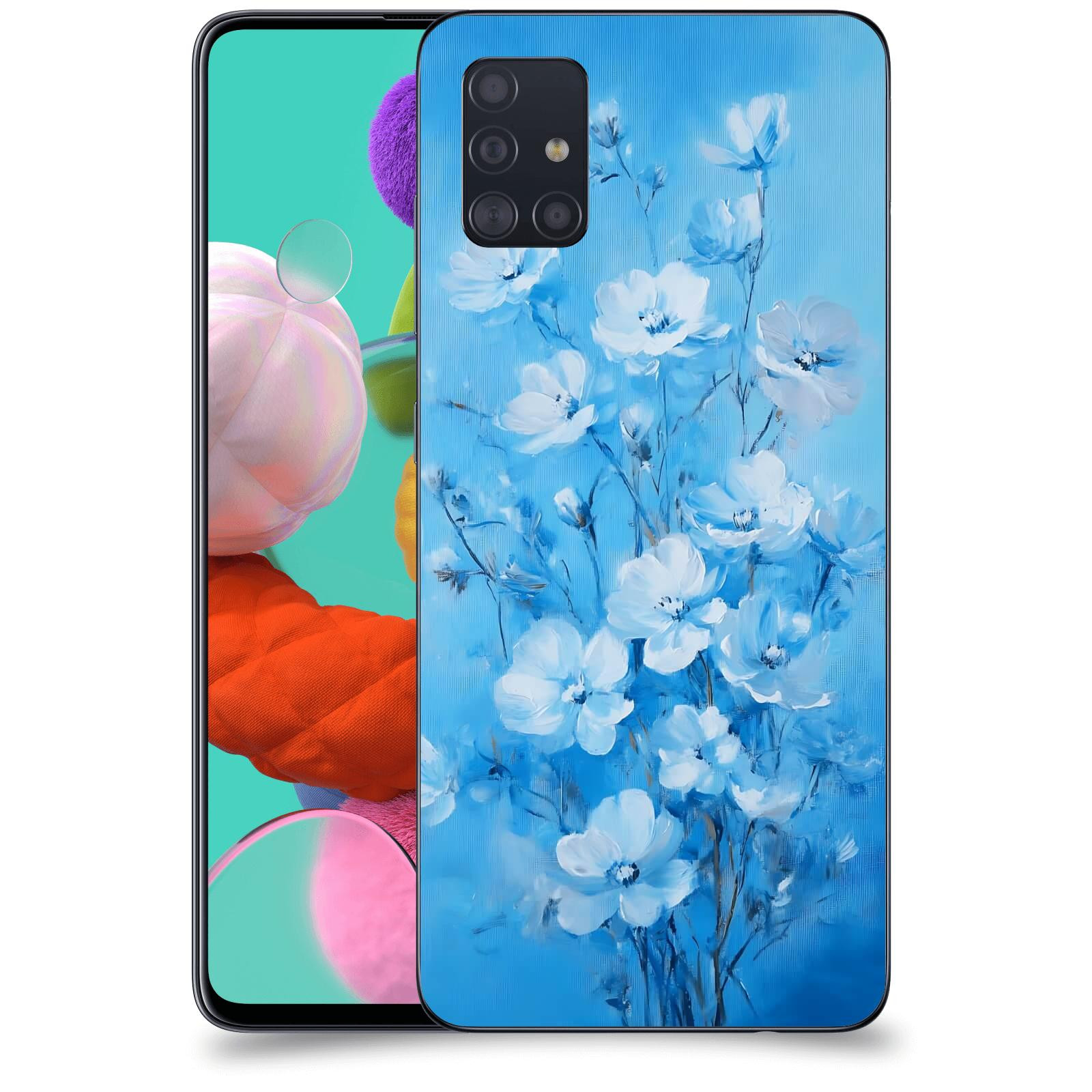 ACOVER Kryt na mobil Samsung Galaxy A51 A515F - Modrá ilustrace