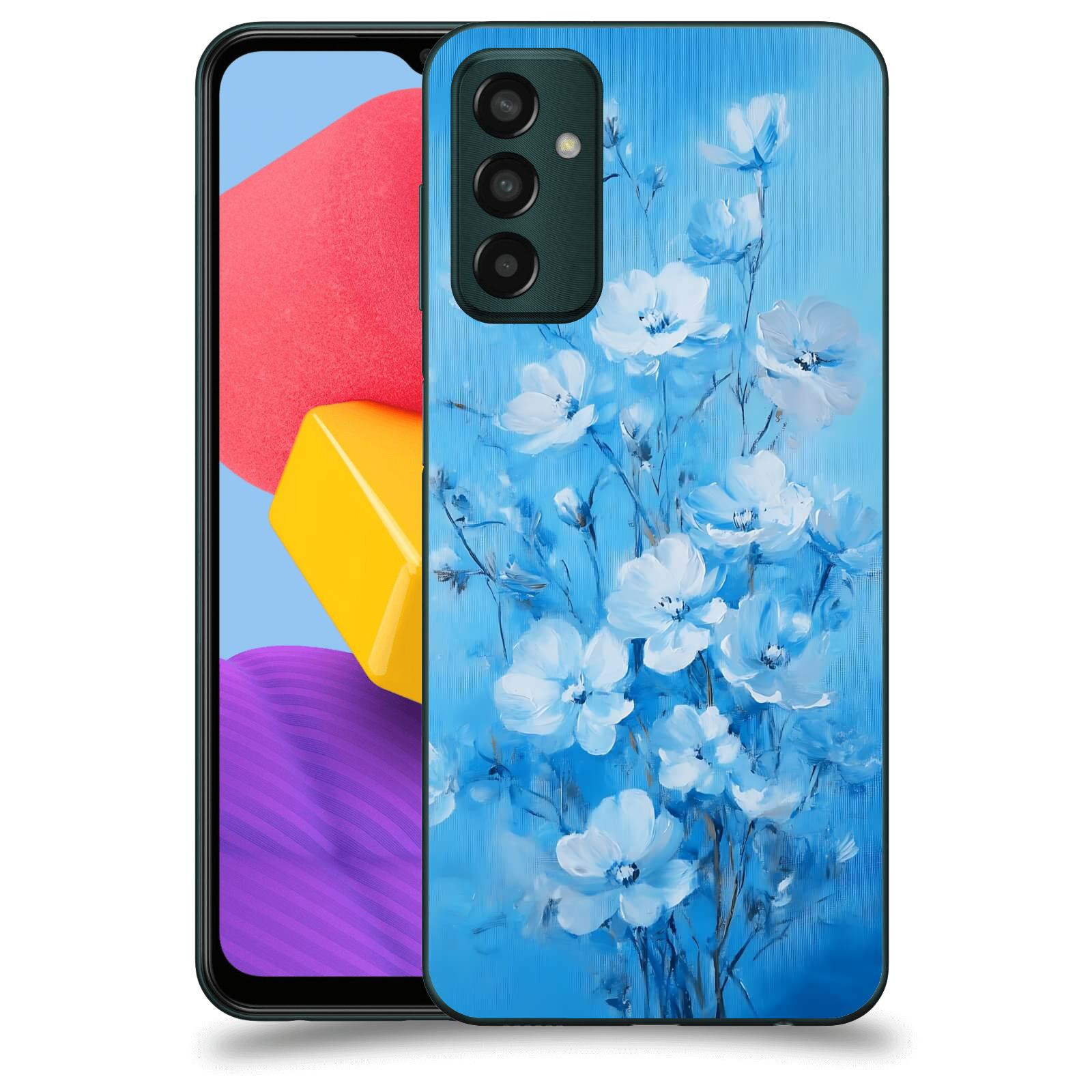 ACOVER Kryt na mobil Samsung Galaxy M13 M135F - Modrá ilustrace