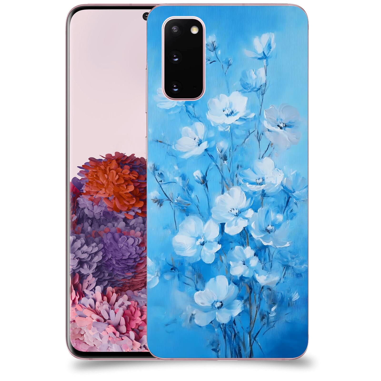 ACOVER Kryt na mobil Samsung Galaxy S20 G980F - Modrá ilustrace