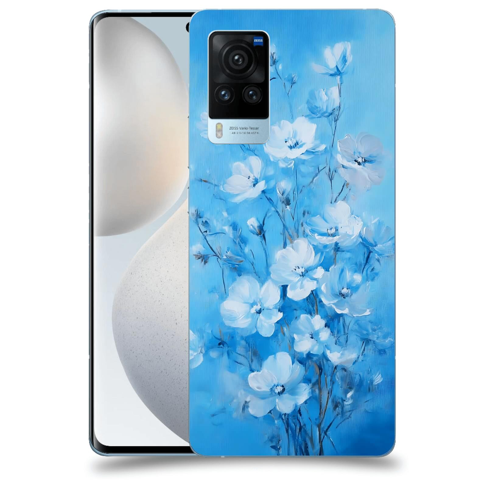 ACOVER Kryt na mobil Vivo X60 Pro 5G - Modrá ilustrace