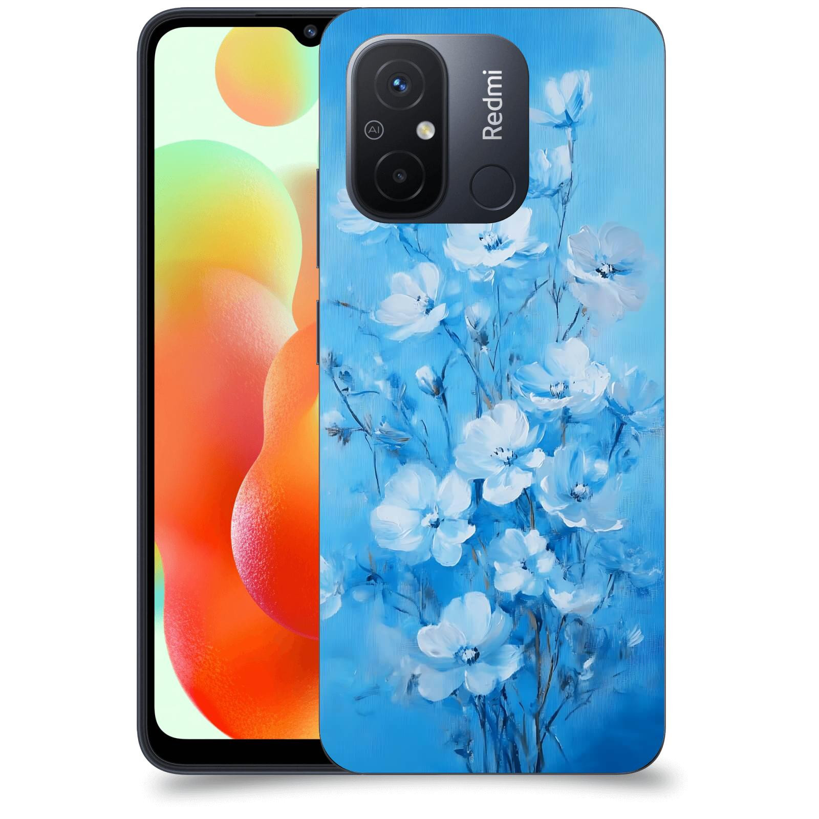 ACOVER Kryt na mobil Xiaomi Redmi 12C - Modrá ilustrace