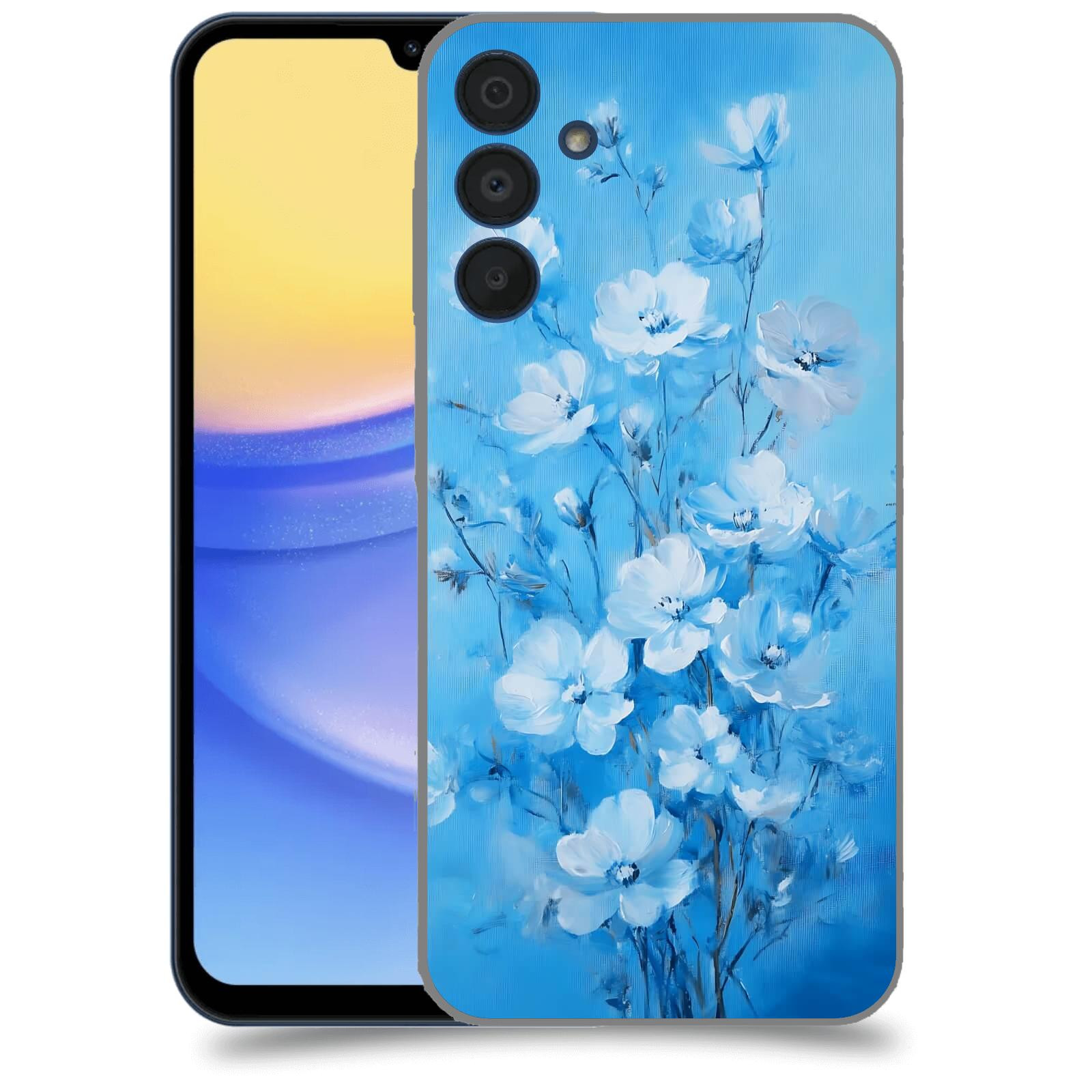 ACOVER Kryt na mobil Samsung Galaxy A15 5G - Modrá ilustrace