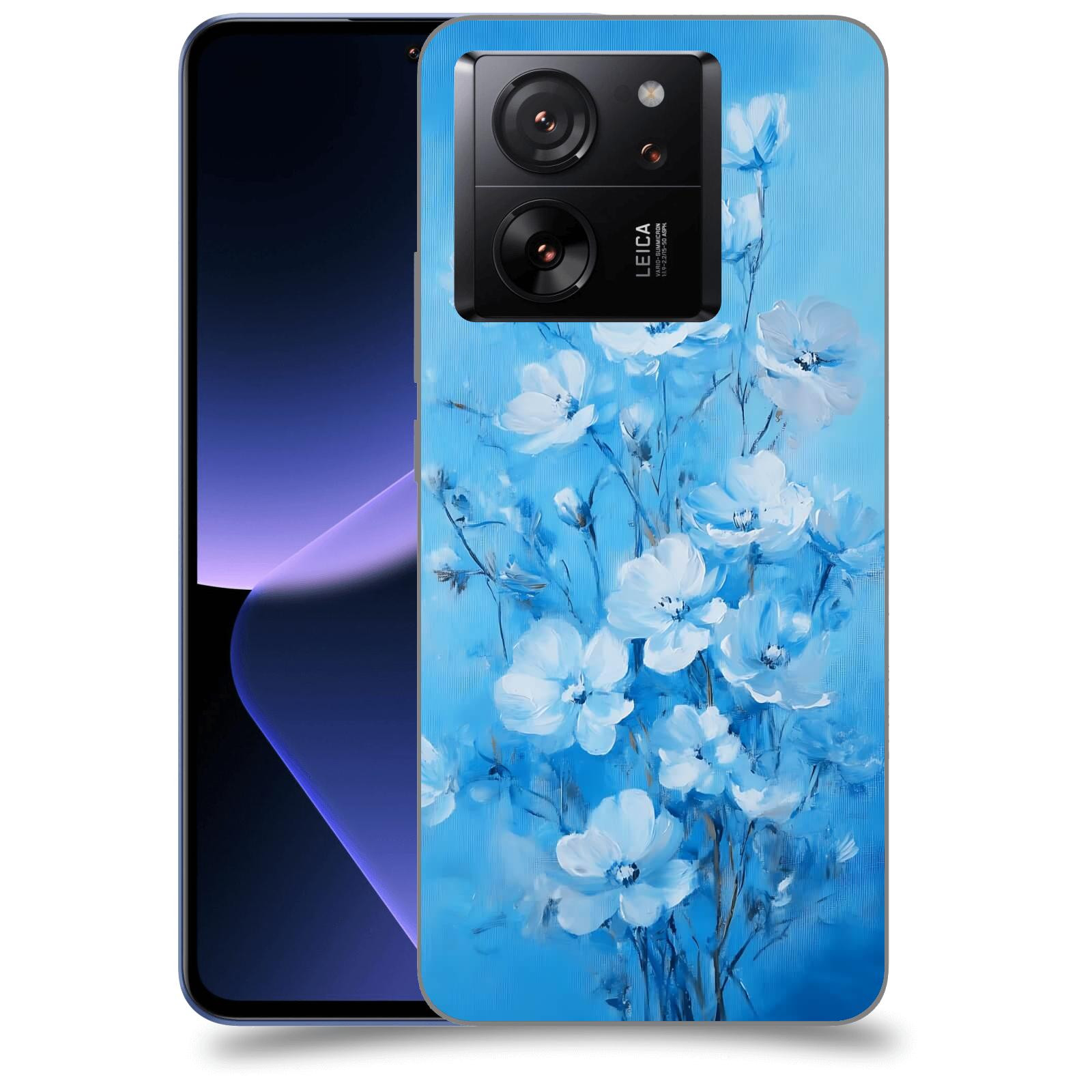 ACOVER Kryt na mobil Xiaomi 13T - Modrá ilustrace