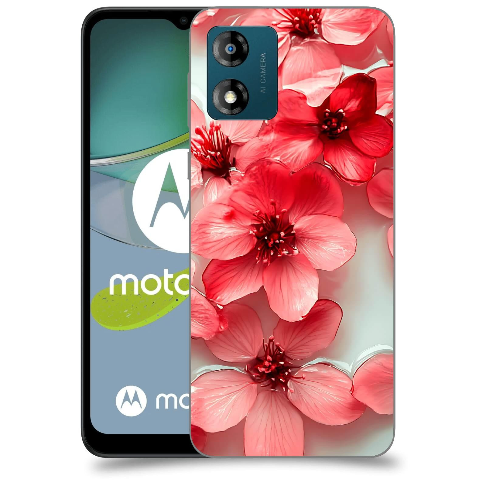ACOVER Kryt na mobil Motorola Moto E13 - Něžná svěžest