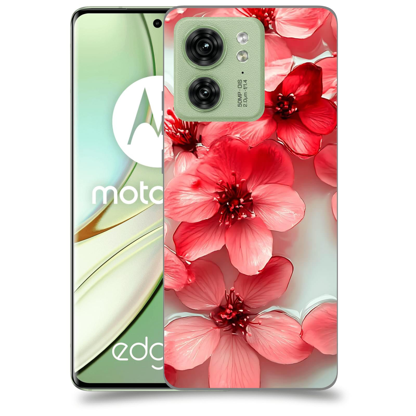 ACOVER Kryt na mobil Motorola EDGE 40 5G - Něžná svěžest