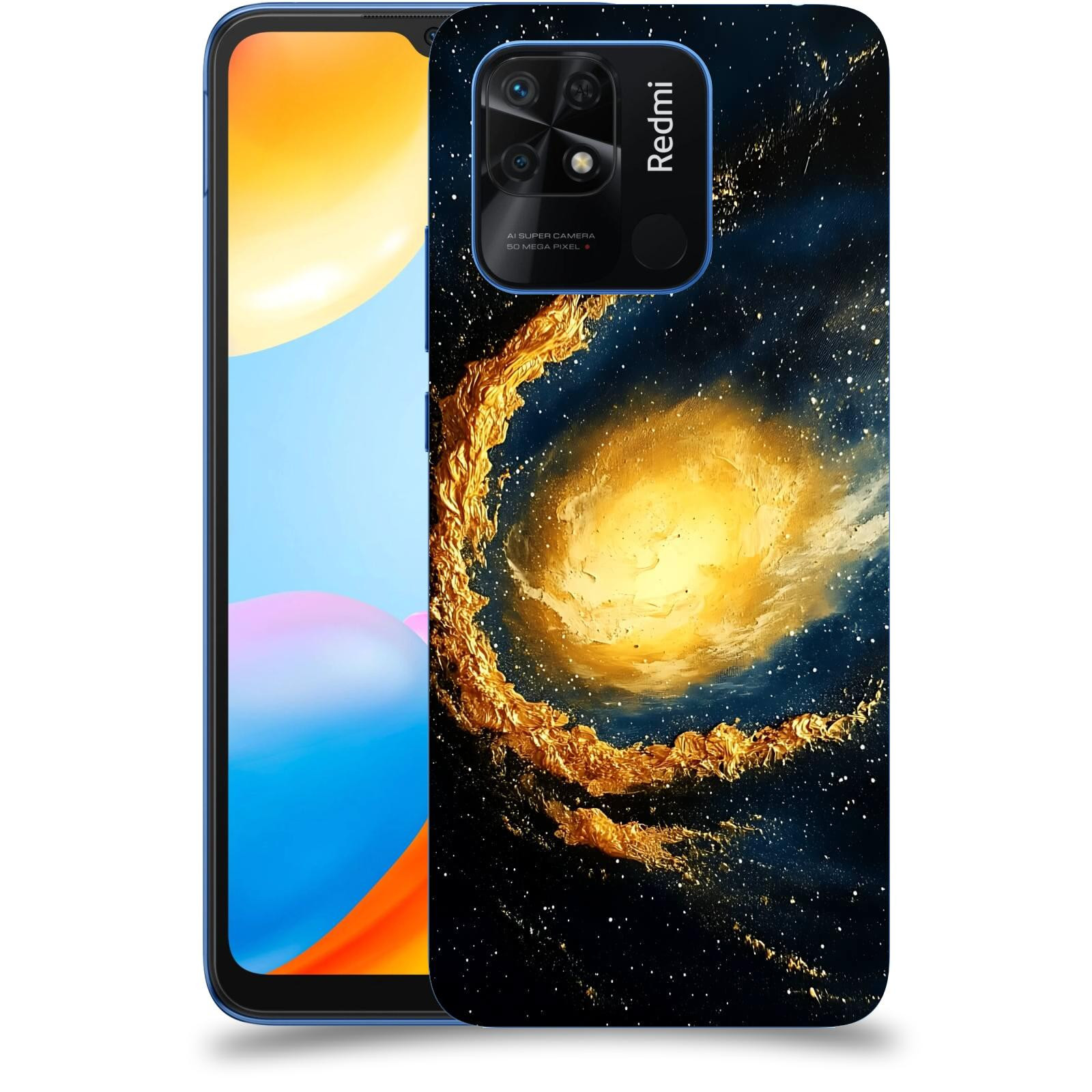 ACOVER Kryt na mobil Xiaomi Redmi 10C - Noční obloha II
