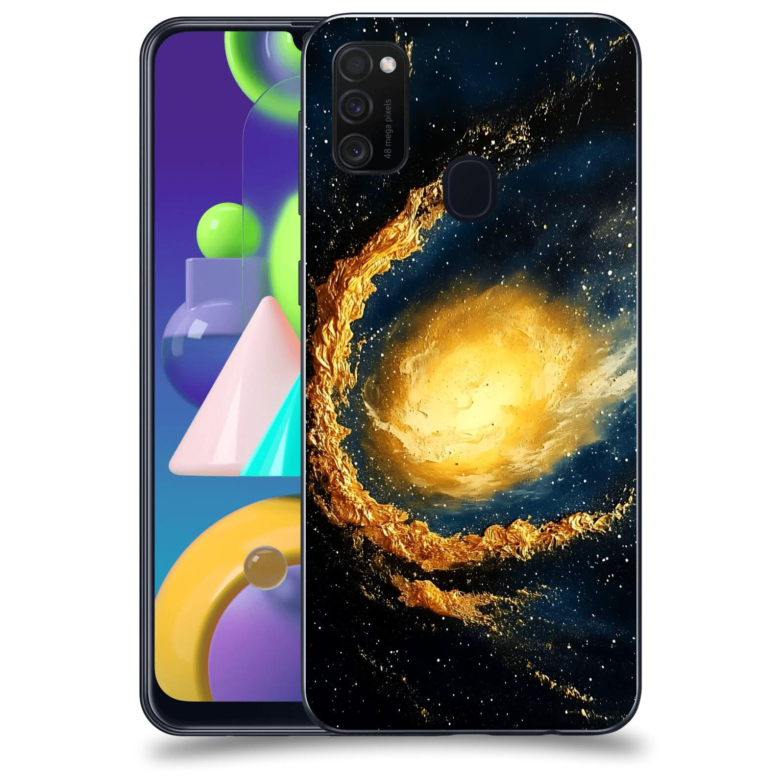 ACOVER Kryt na mobil Samsung Galaxy M21 M215F - Noční obloha II