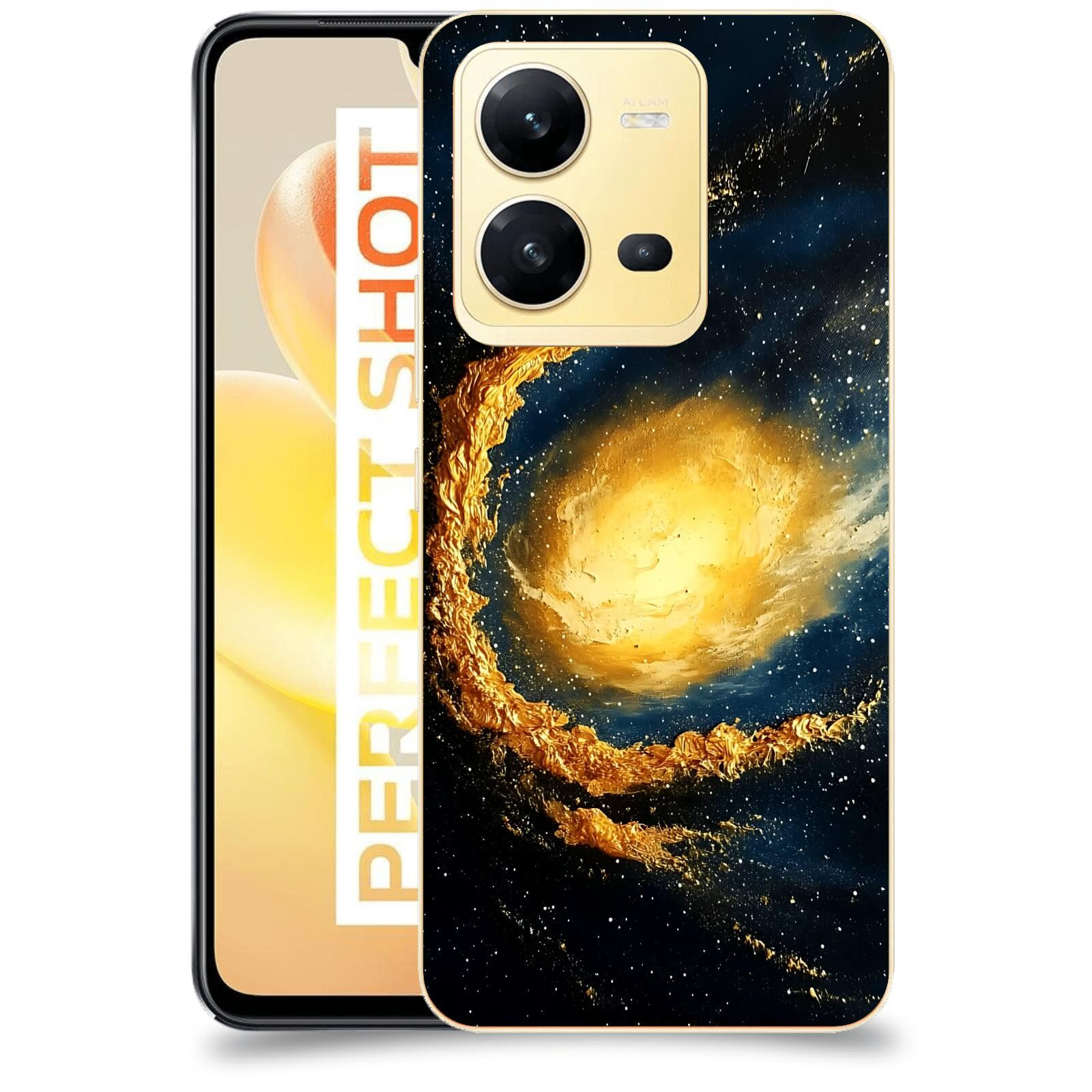 ACOVER Kryt na mobil Vivo X80 Lite - Noční obloha II