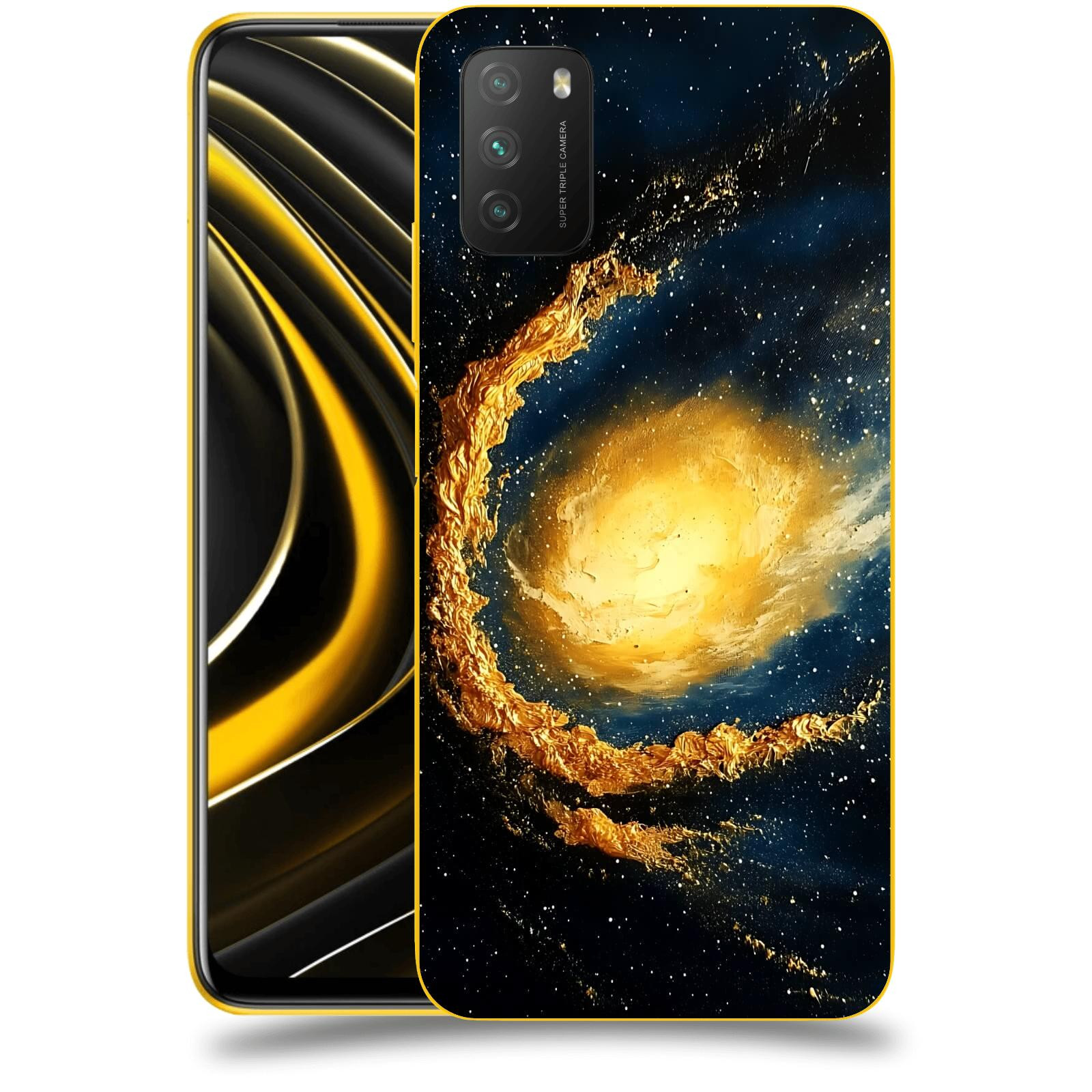 ACOVER Kryt na mobil Xiaomi Poco M3 - Noční obloha II