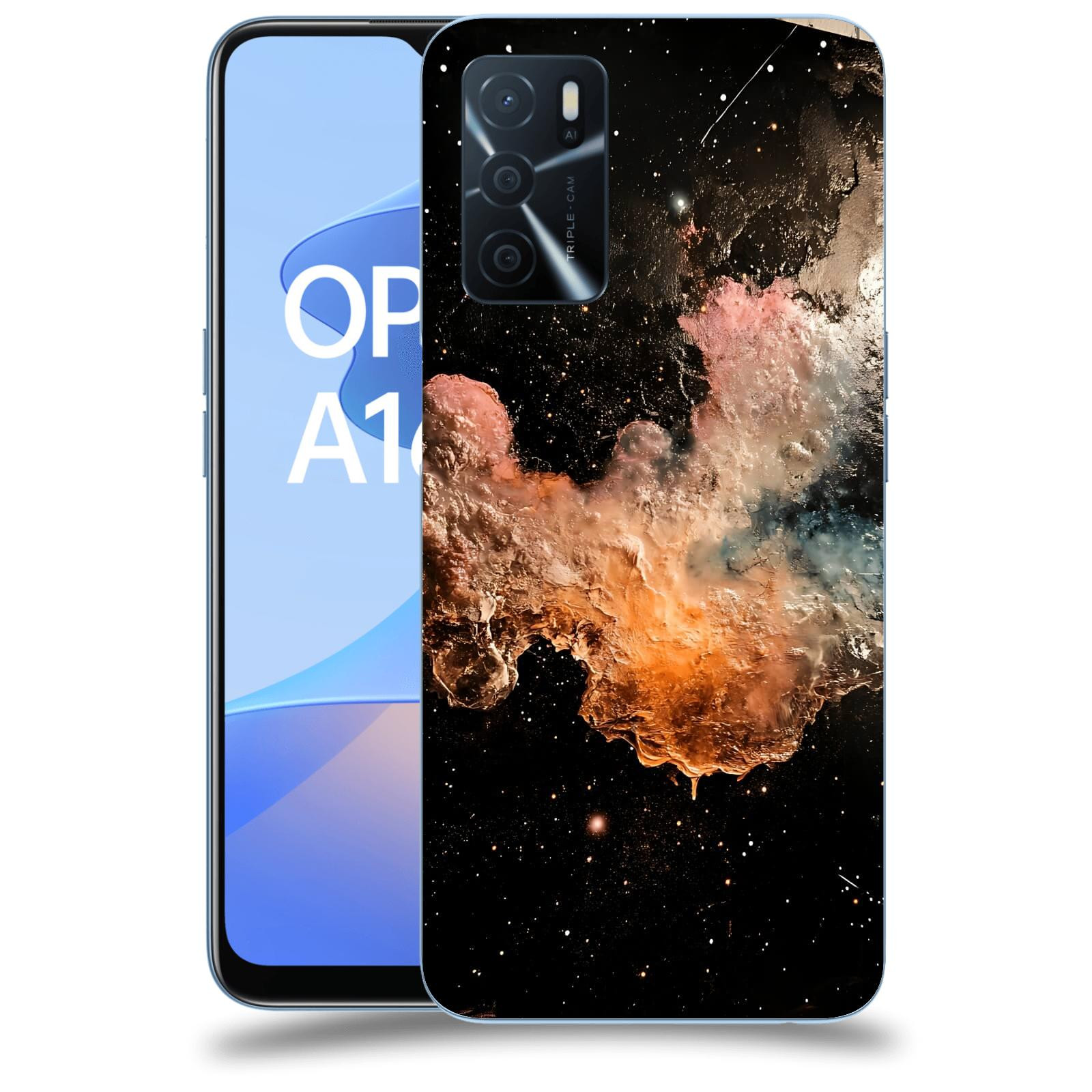 ACOVER Kryt na mobil OPPO A16s - Noční obloha III