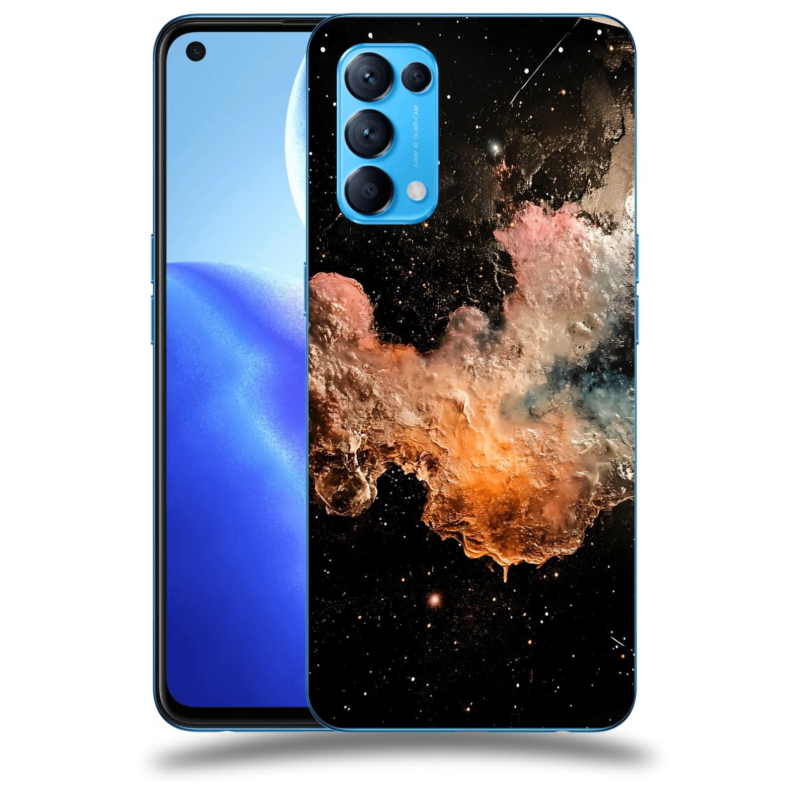 ACOVER Kryt na mobil OPPO Reno 5 5G - Noční obloha III