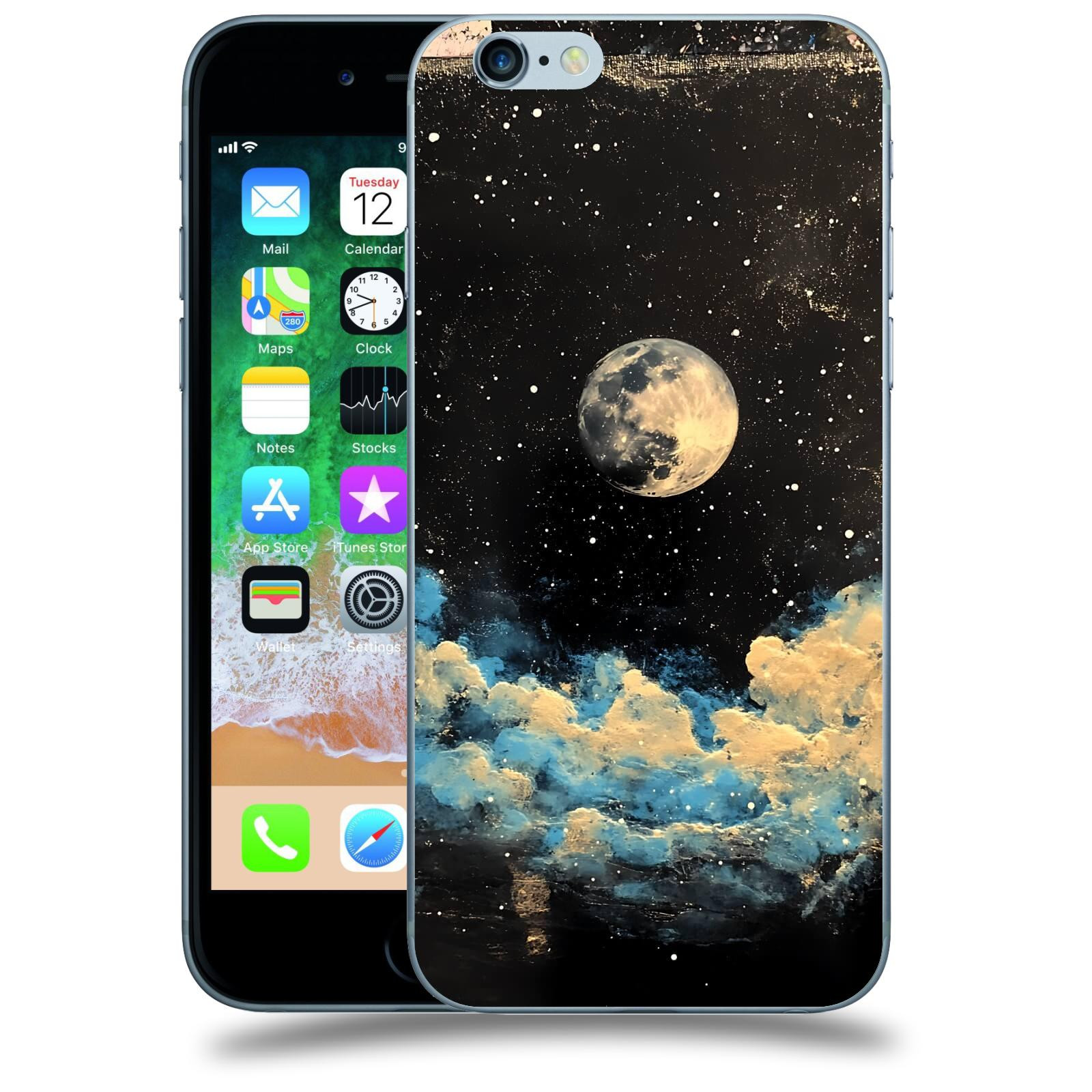 ACOVER Kryt na mobil Apple iPhone 6/6S - Noční obloha IV