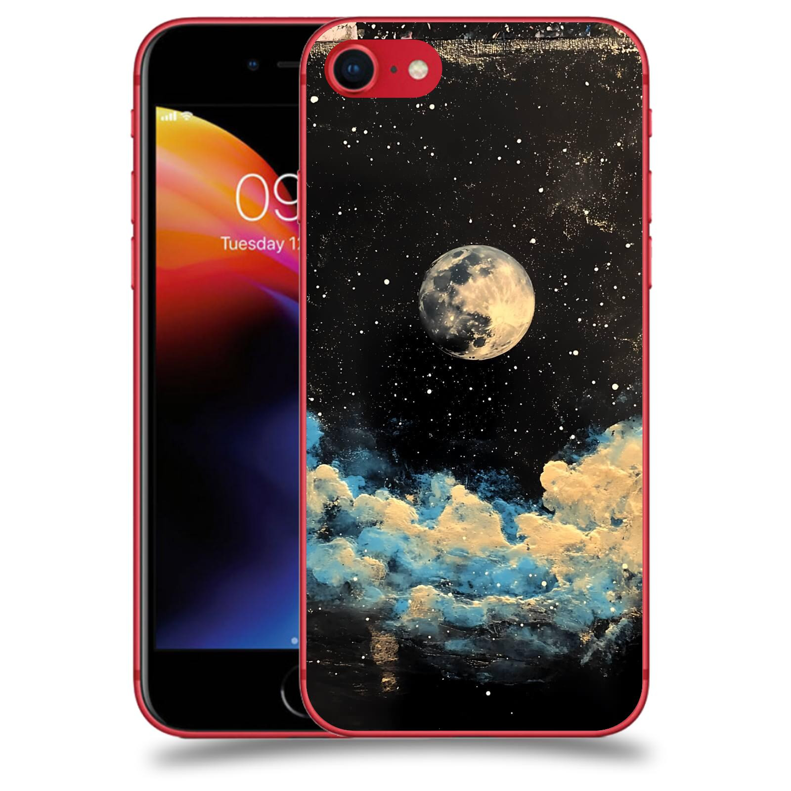 ACOVER Kryt na mobil Apple iPhone 8 - Noční obloha IV