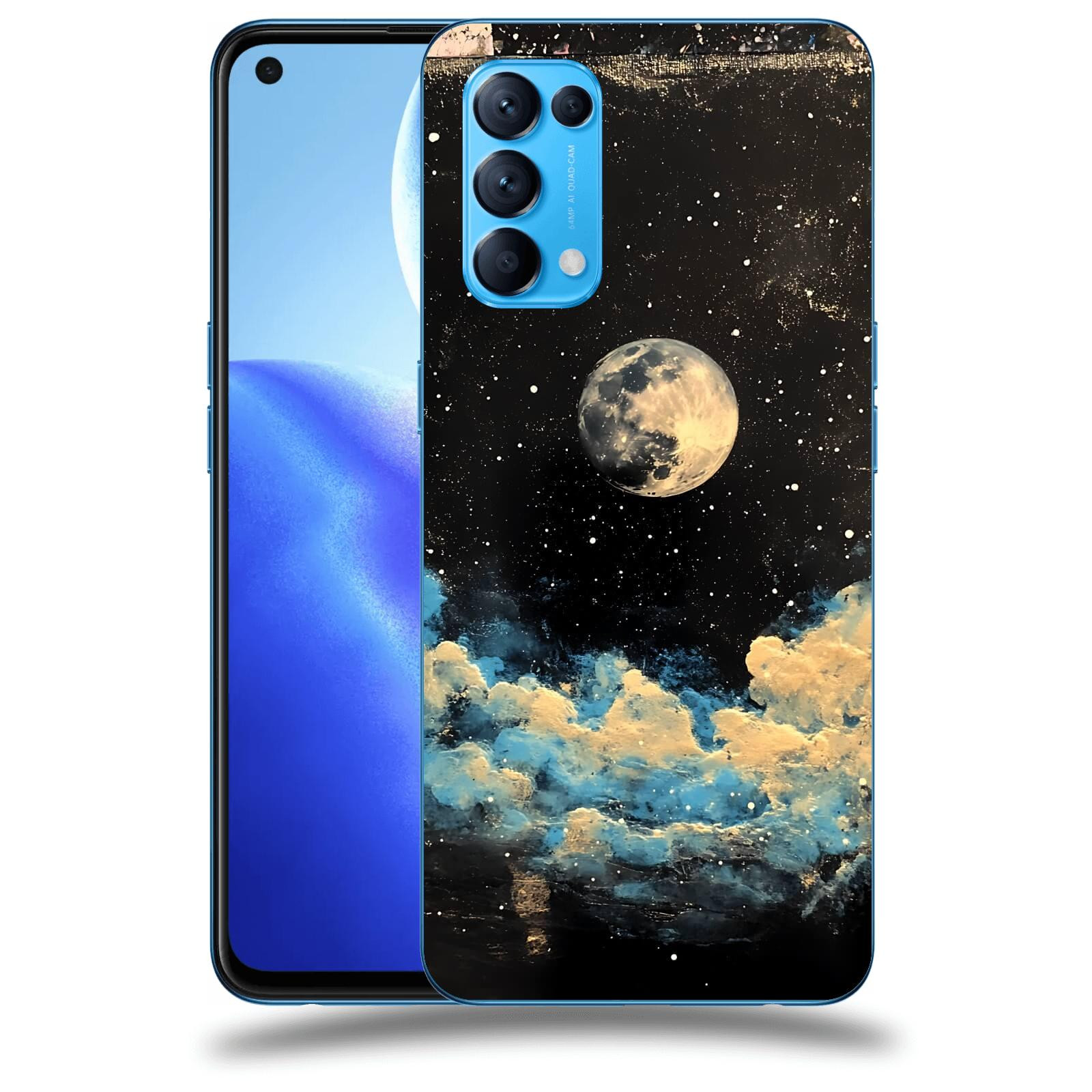 ACOVER Kryt na mobil OPPO Reno 5 5G - Noční obloha IV