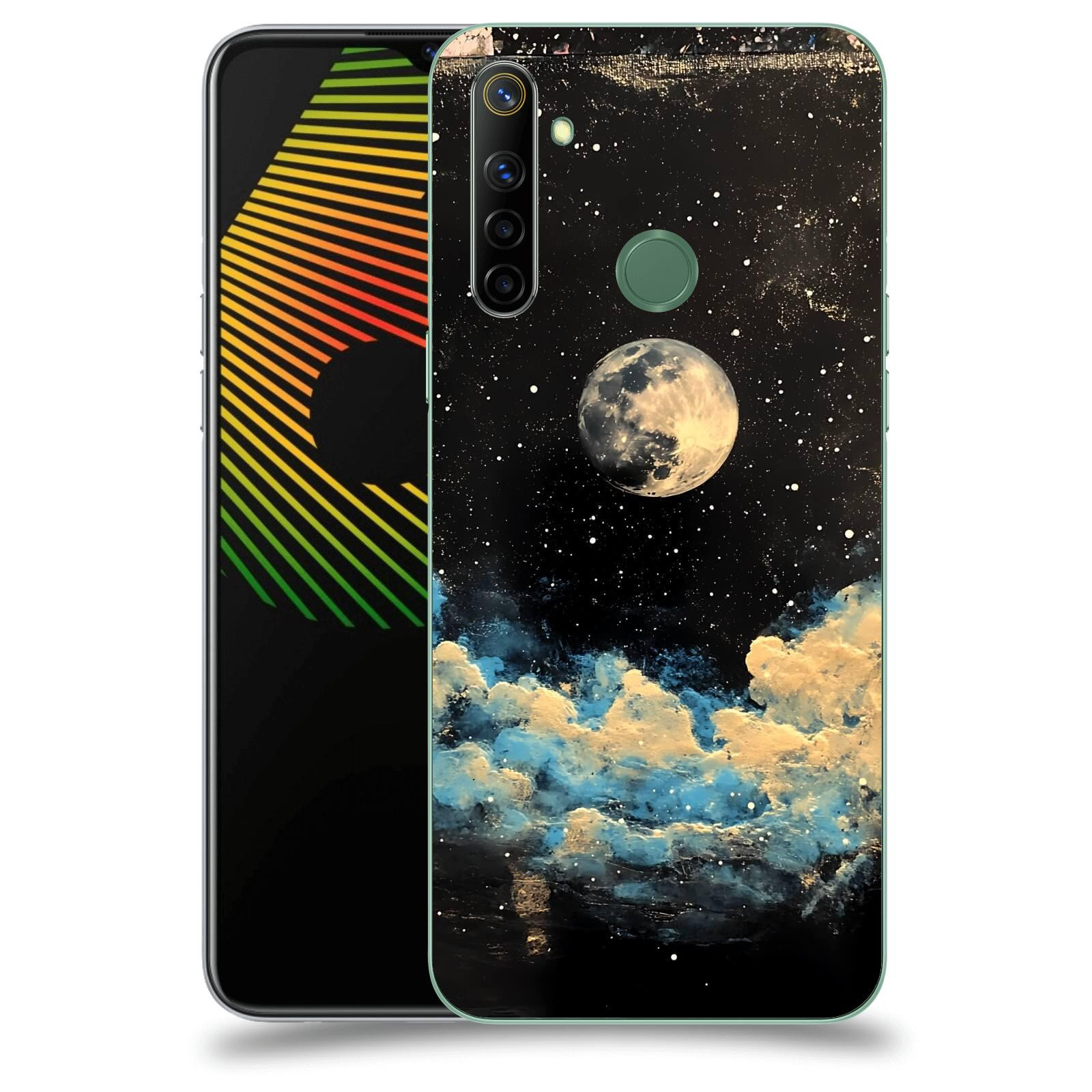 ACOVER Kryt na mobil Realme 6i - Noční obloha IV