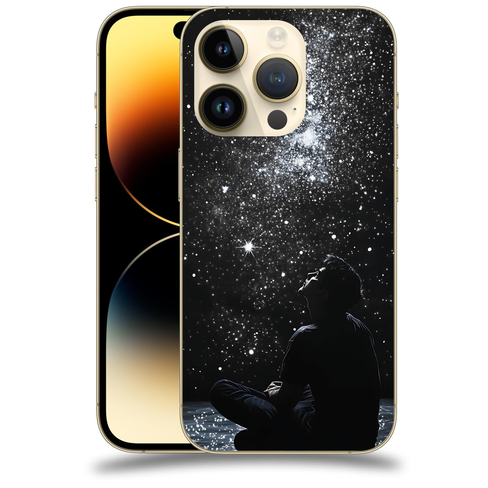 ACOVER Kryt na mobil Apple iPhone 14 Pro - Noční obloha V