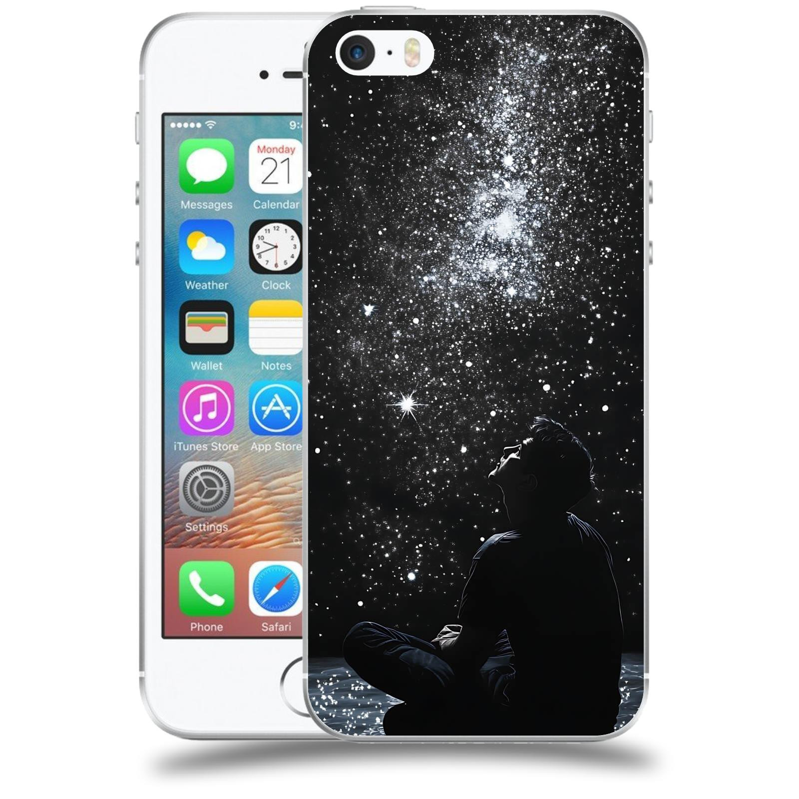 ACOVER Kryt na mobil Apple iPhone 5/5S/SE - Noční obloha V