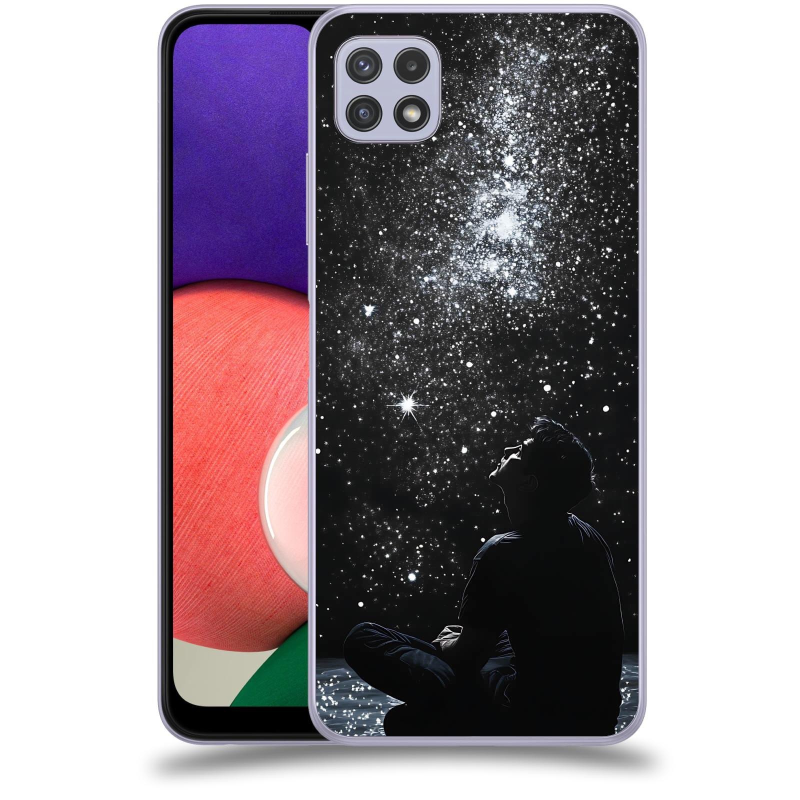 ACOVER Kryt na mobil Samsung Galaxy A22 5G A226B - Noční obloha V