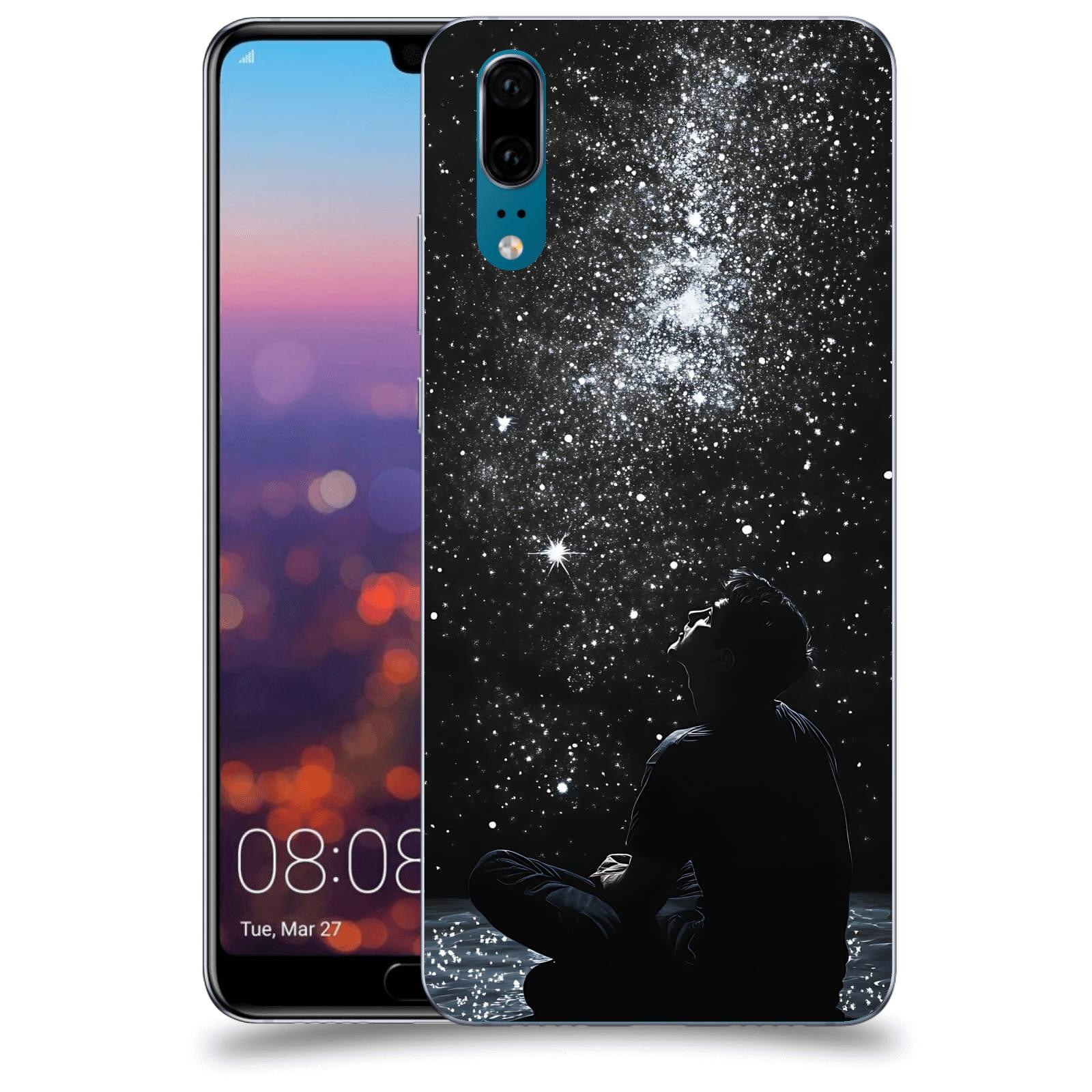 ACOVER Kryt na mobil Huawei P20 - Noční obloha V
