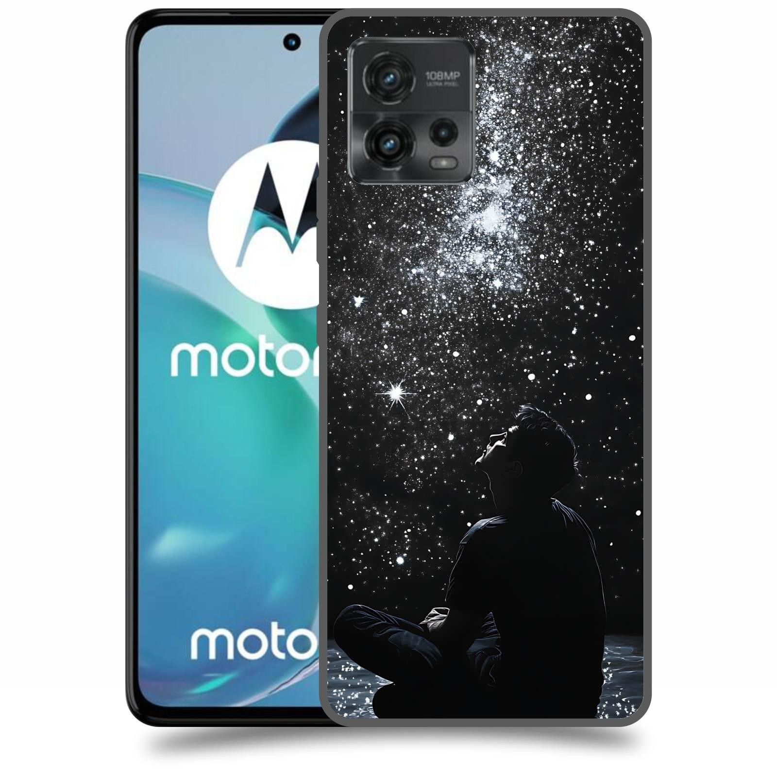 ACOVER Kryt na mobil Motorola Moto G72 - Noční obloha V