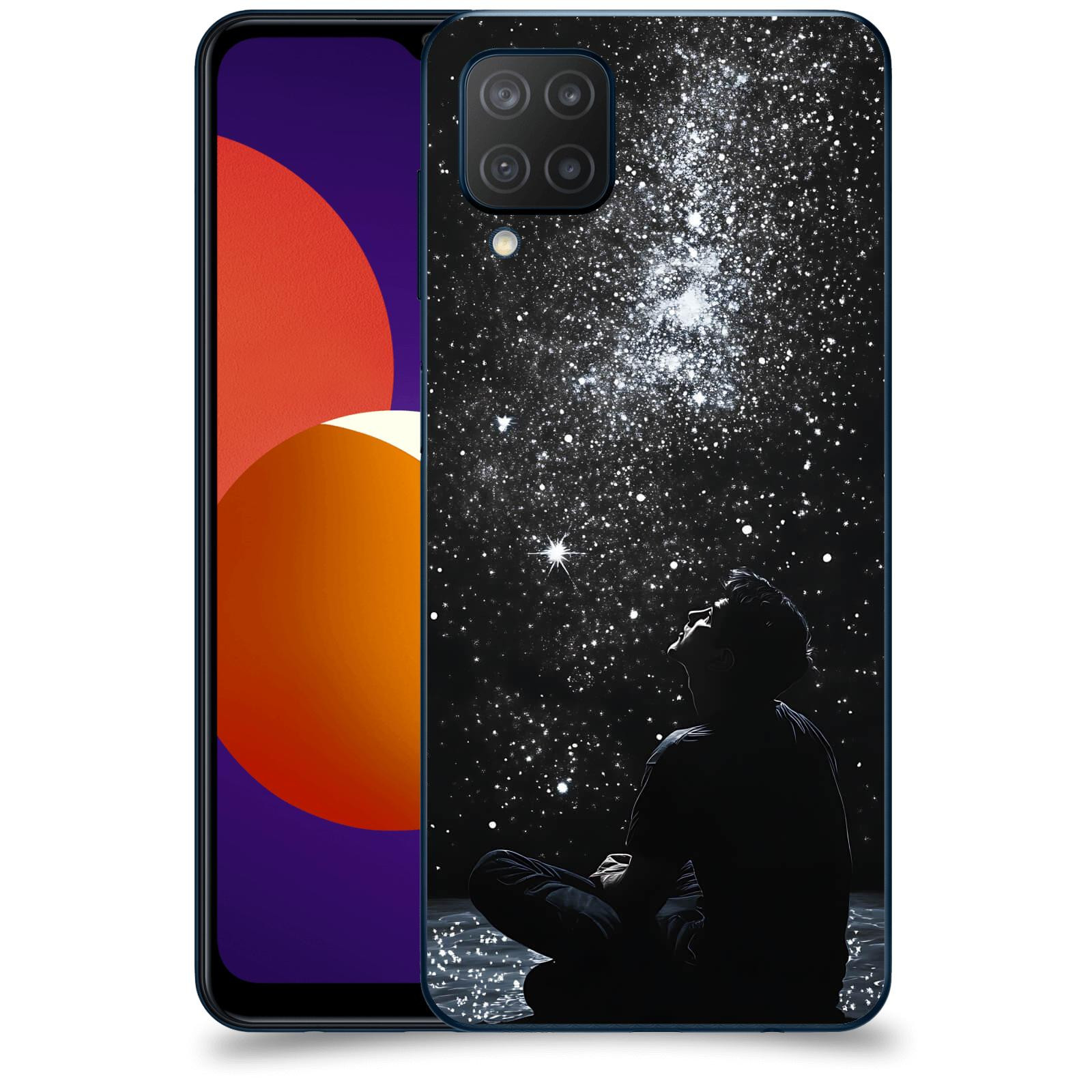 ACOVER Kryt na mobil Samsung Galaxy M12 M127F - Noční obloha V