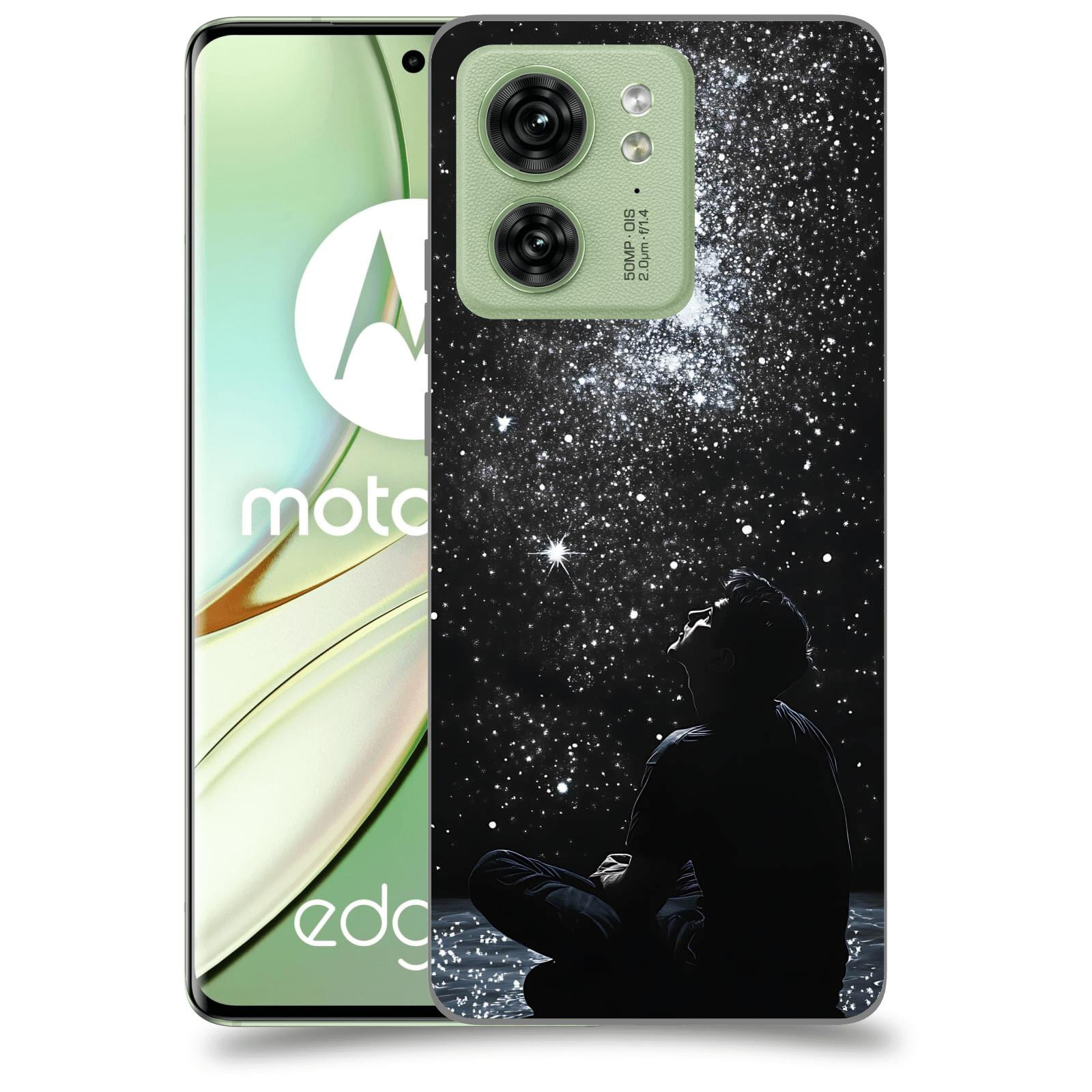 ACOVER Kryt na mobil Motorola EDGE 40 5G - Noční obloha V