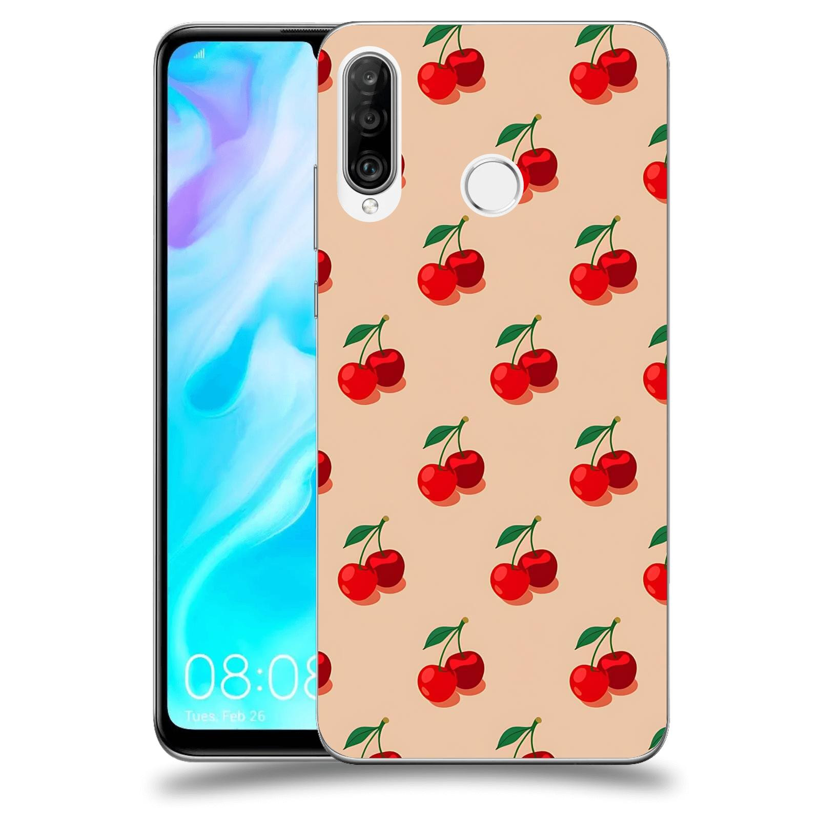 ACOVER Kryt na mobil Huawei P30 Lite - Šťavnaté třešně