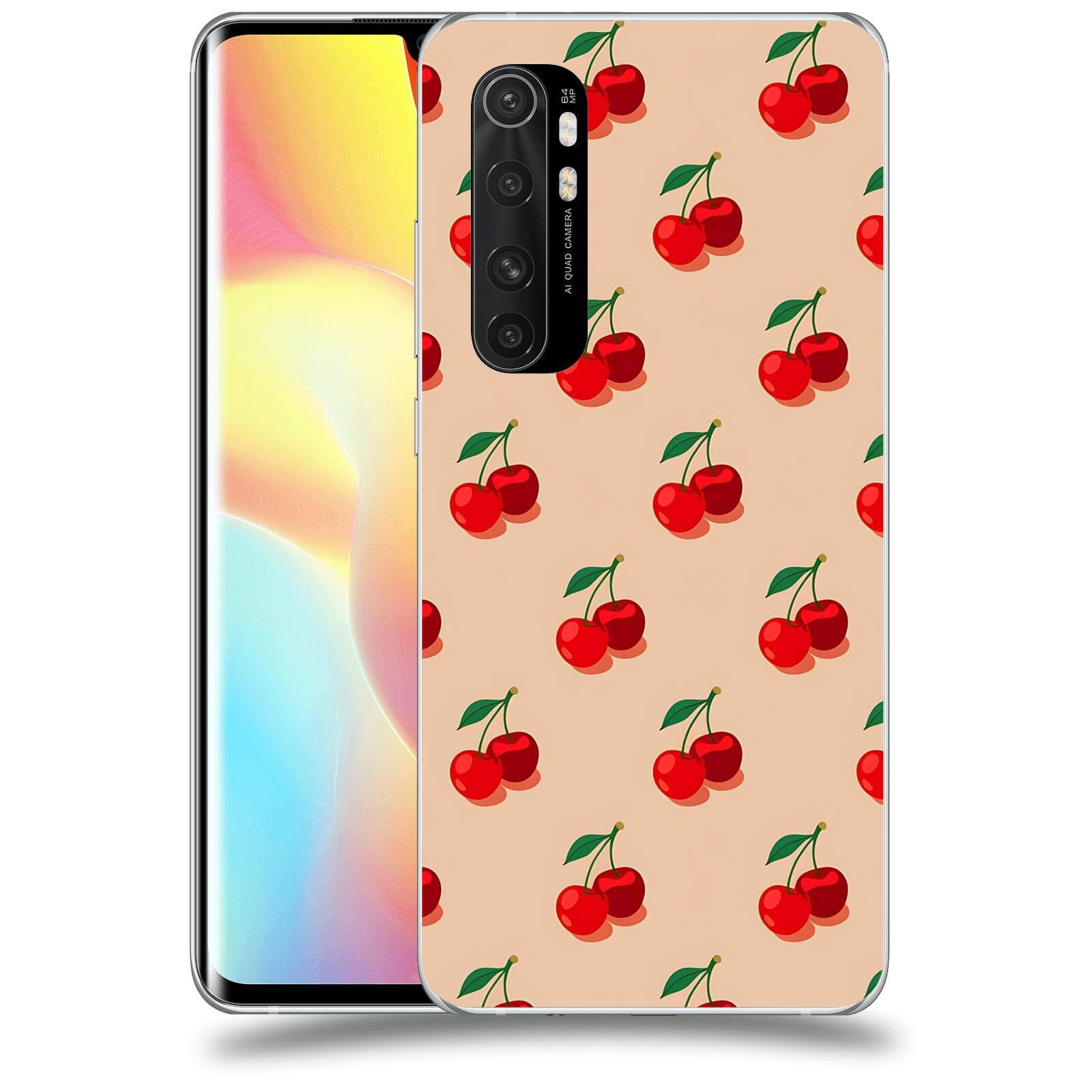 ACOVER Kryt na mobil Xiaomi Mi Note 10 Lite - Šťavnaté třešně