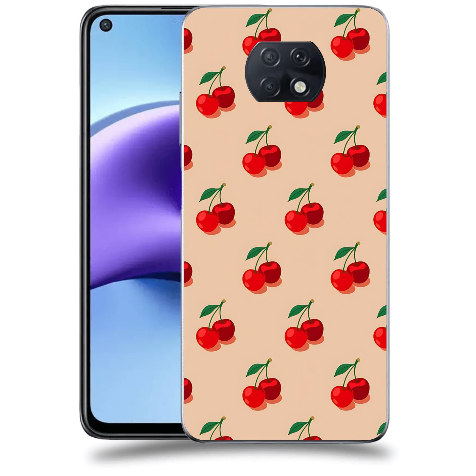 ACOVER Kryt na mobil Xiaomi Redmi Note 9T - Šťavnaté třešně