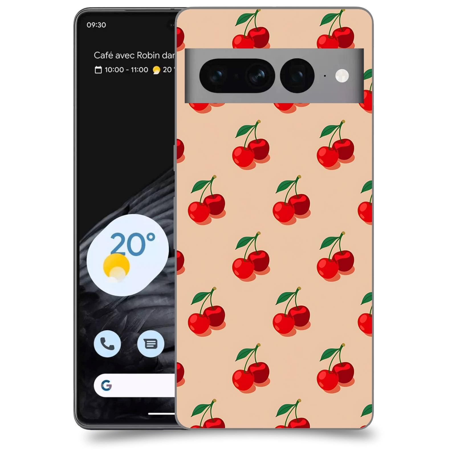 ACOVER Kryt na mobil Google pixel 7 pro - Šťavnaté třešně