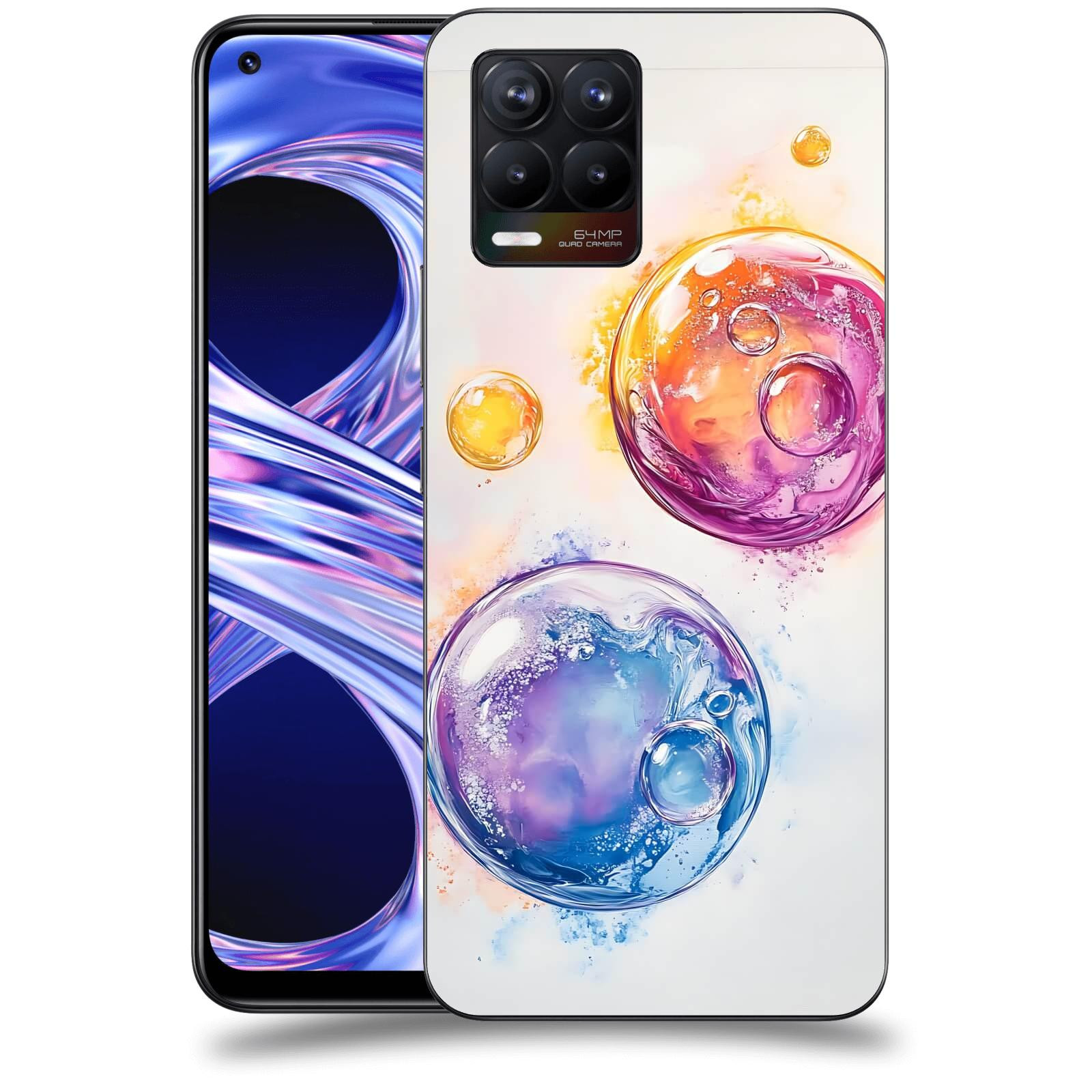 ACOVER Kryt na mobil Realme 8 - Tekutá energie