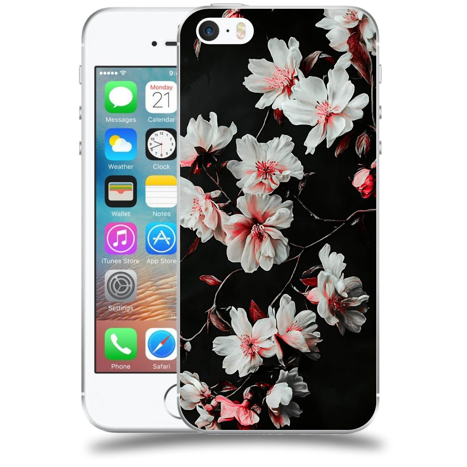 ACOVER Kryt na mobil Apple iPhone 5/5S/SE - Temná něžnost