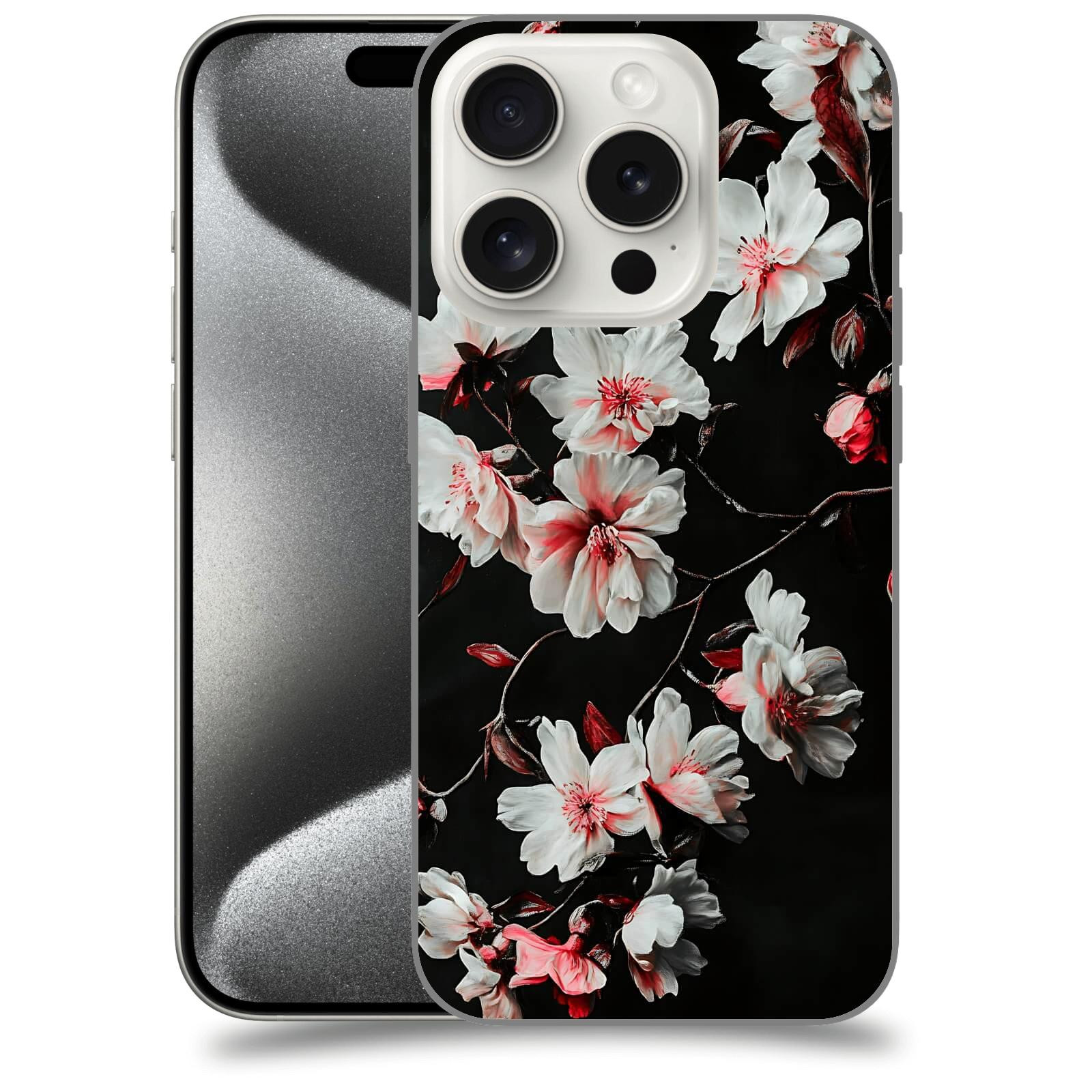 ACOVER Kryt na mobil Apple iPhone 15 pro - Temná něžnost