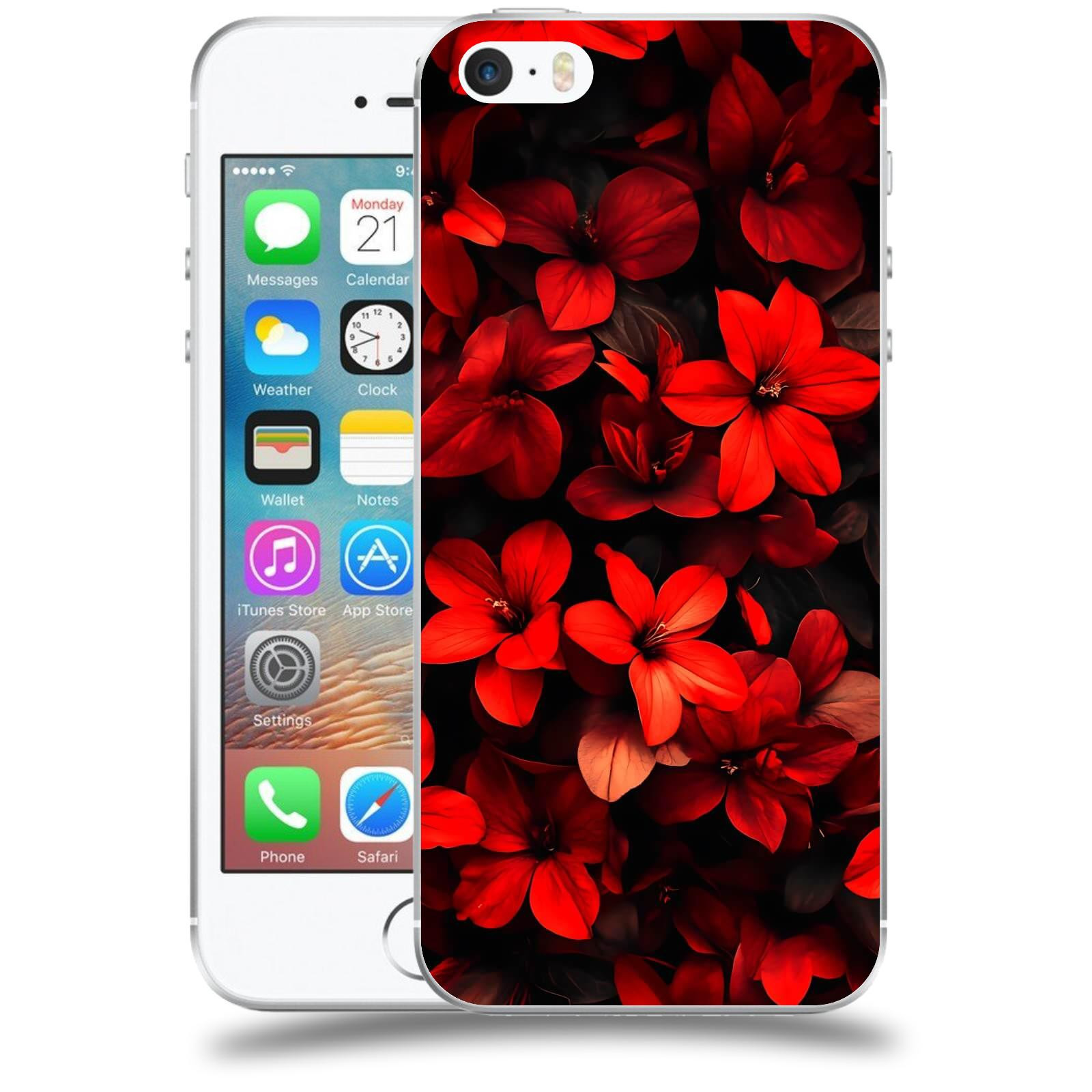 ACOVER Kryt na mobil Apple iPhone 5/5S/SE - Temná vášeň