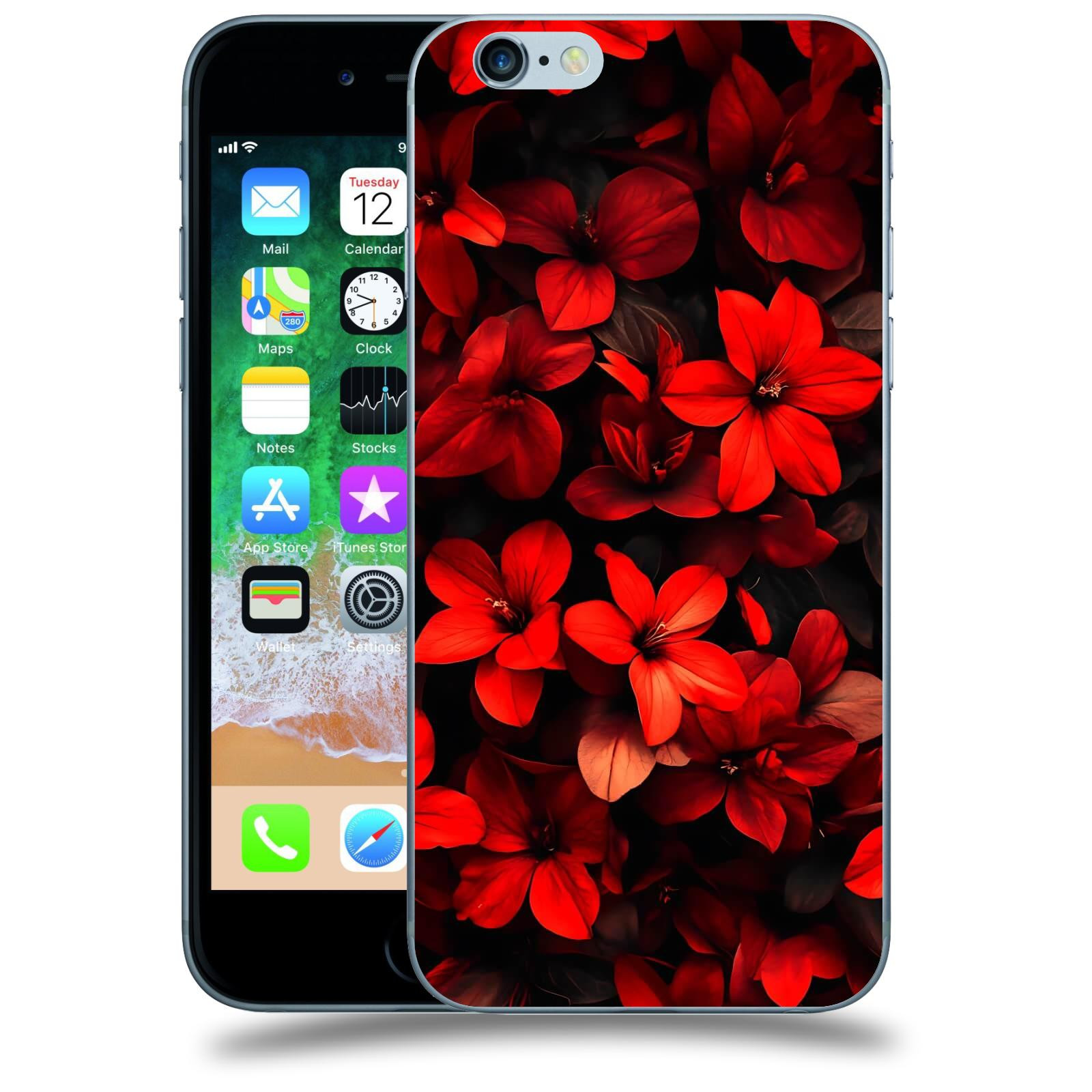 ACOVER Kryt na mobil Apple iPhone 6/6S - Temná vášeň