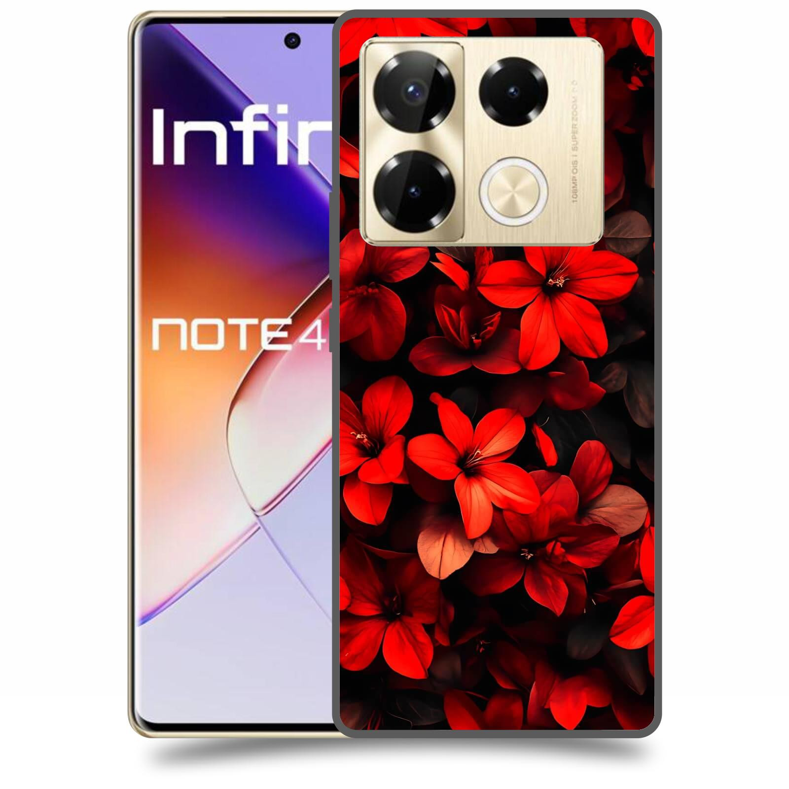 ACOVER Kryt na mobil Infinix Note 40 PRO - Temná vášeň
